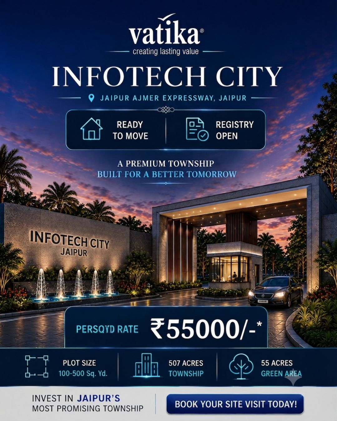 Investment strategy Facebook ad: Investment start from ₹55L