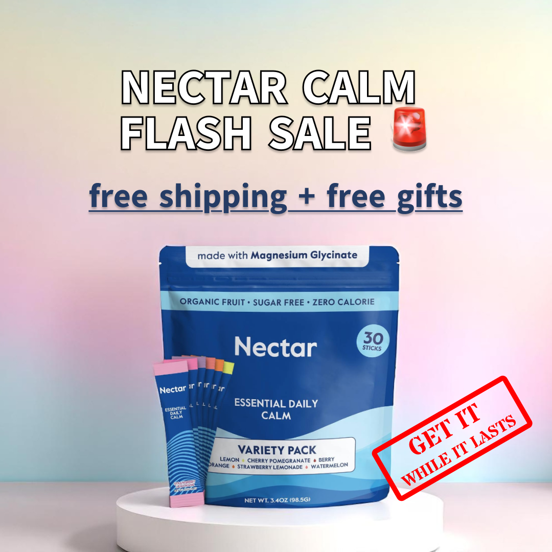 Glow Up Guide Facebook ad: Cortisol-Crushing Calm, Now 60% Off