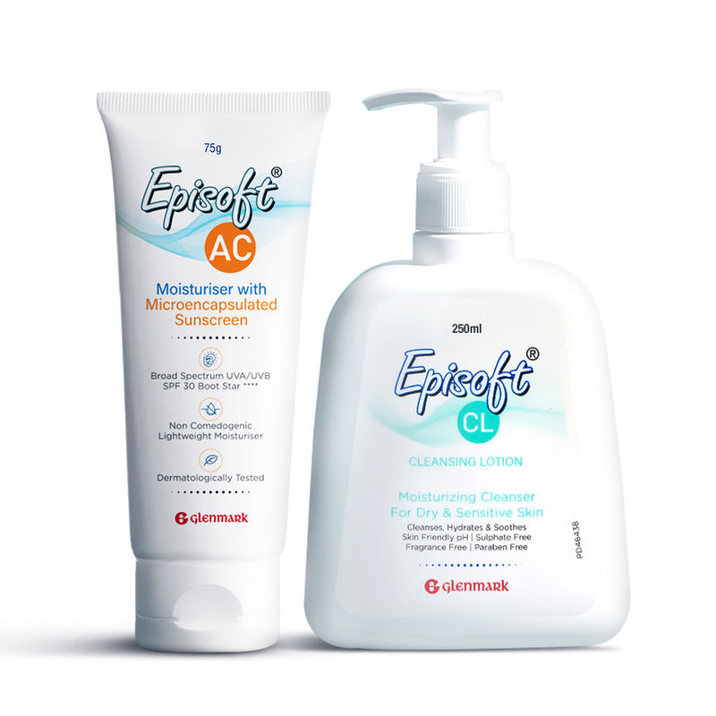 Episoft Facebook ad: Still layering moisturiser and sunscreen separately?