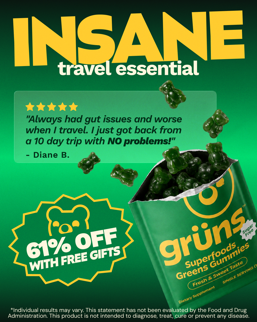 Grüns Facebook ad