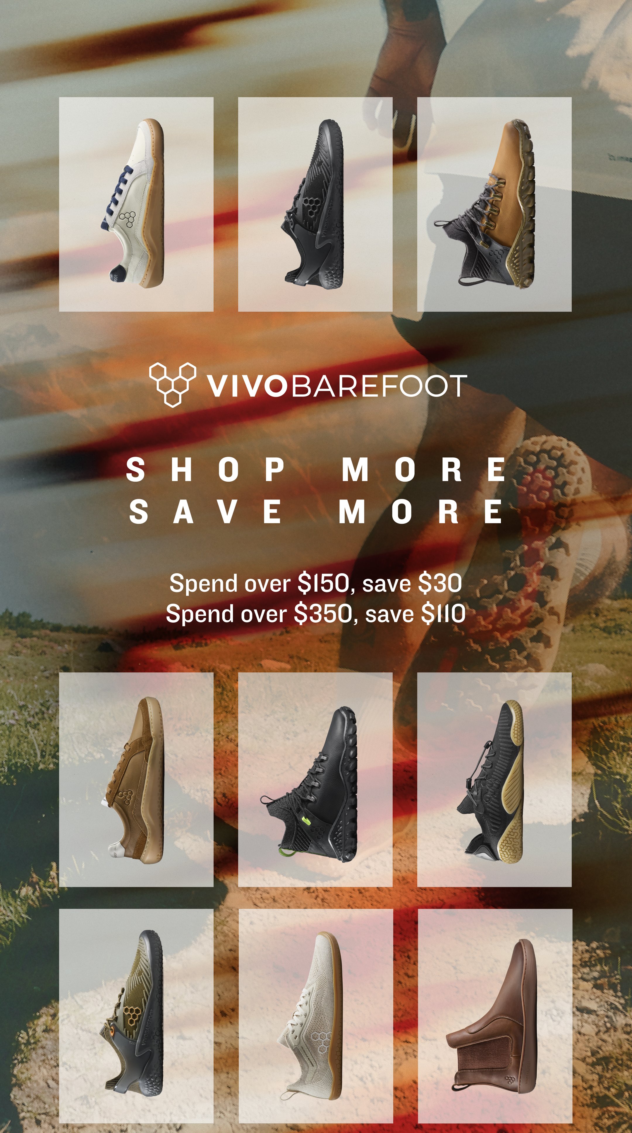 Vivobarefoot Facebook ad