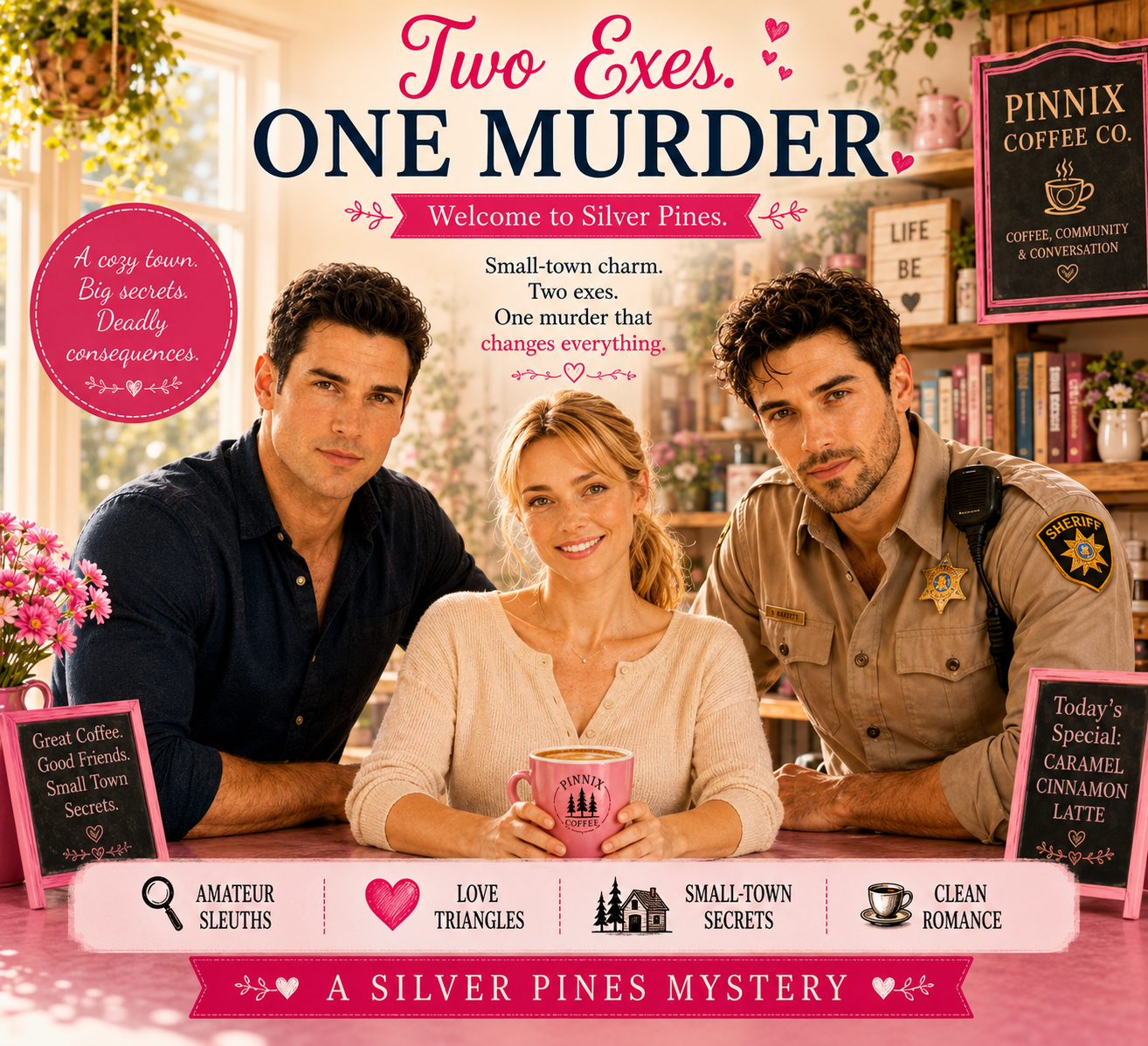 Lyla Blue Mysteries Facebook ad: Binge-read this mystery series in Kindle Unlimited