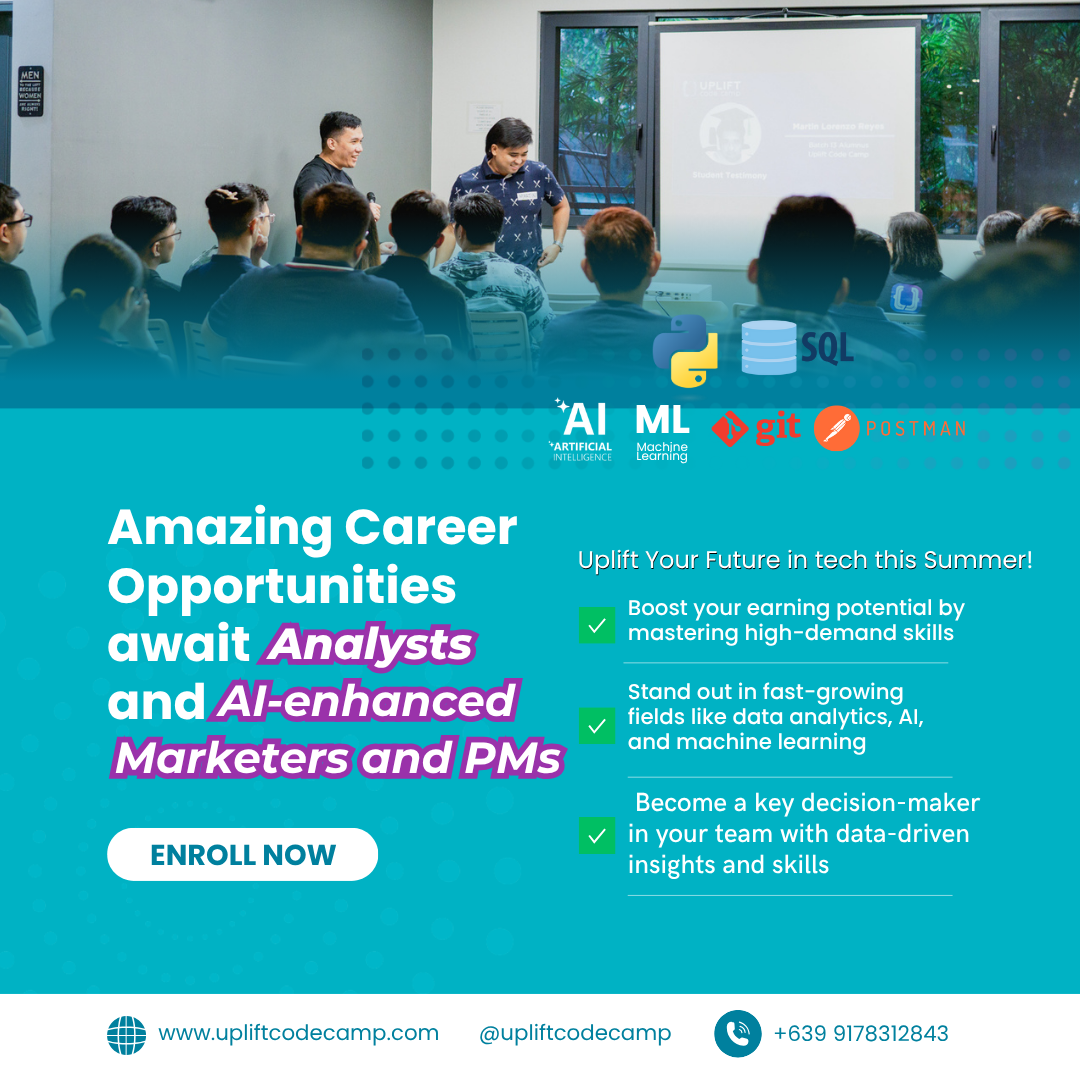 Uplift Code Camp Facebook ad