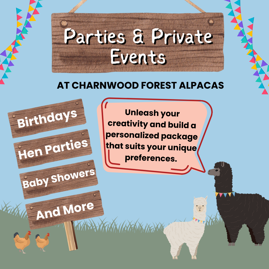 Charnwood Forest Alpacas & The Chilli Bean Facebook ad: Your Ultimate Celebration Destination on the Derbyshire…