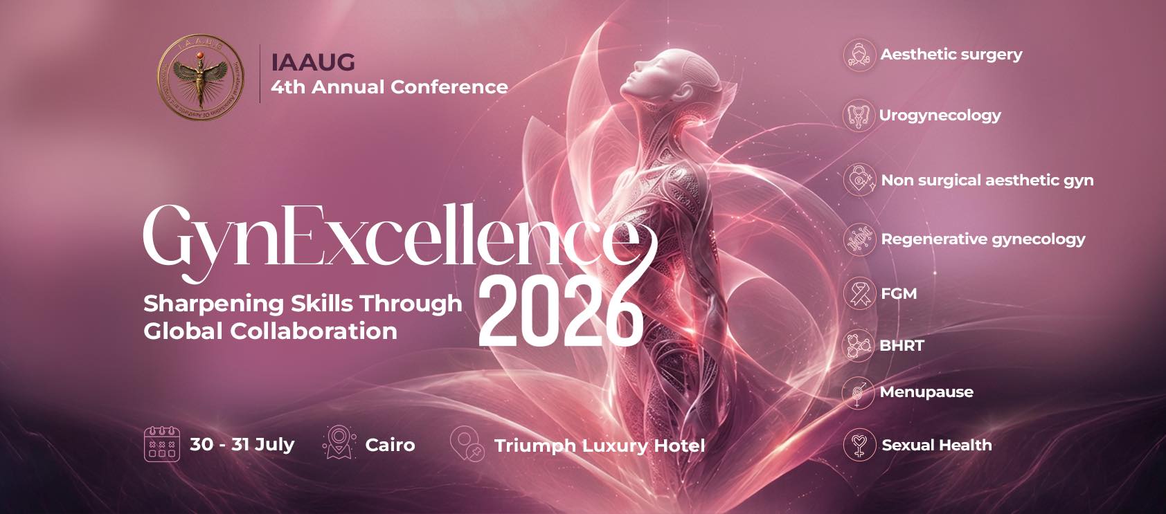 IAAUG Conference Facebook ad: The Future of Aesthetic Gynecology Starts Here.