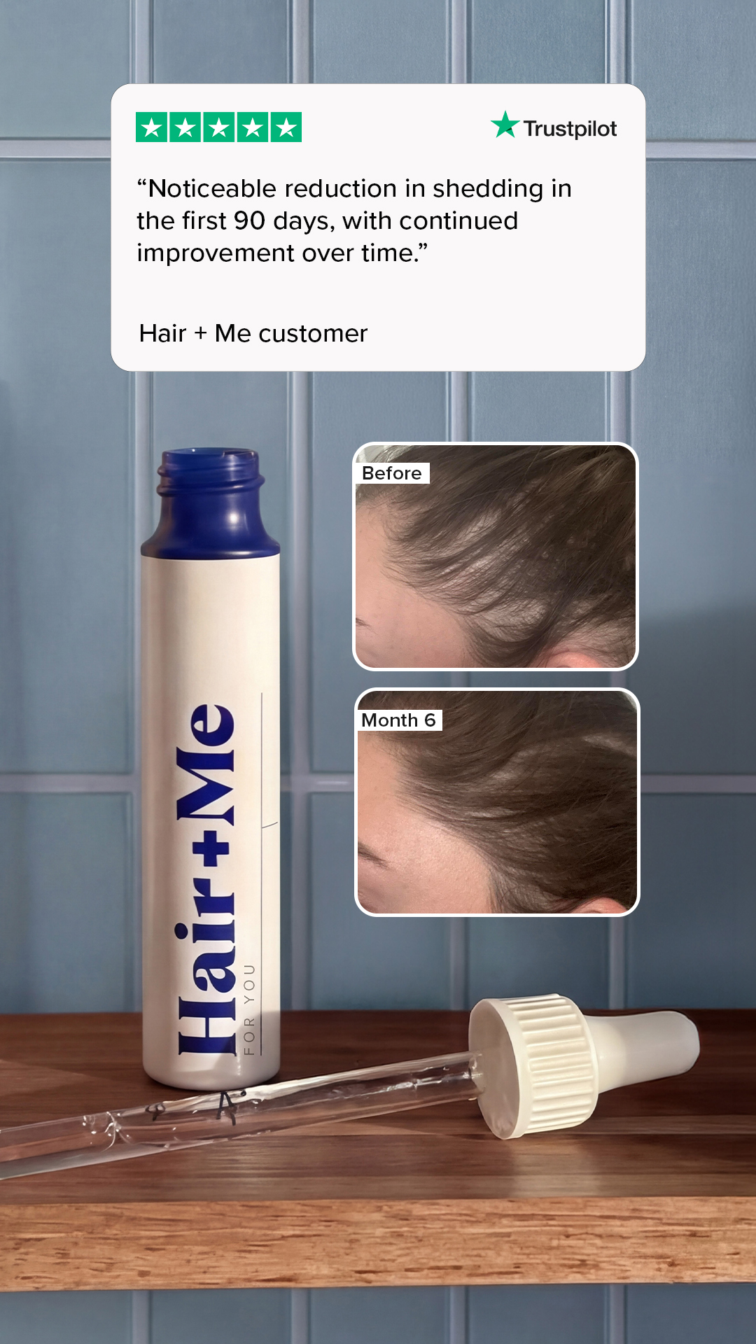 Hair + Me Facebook ad