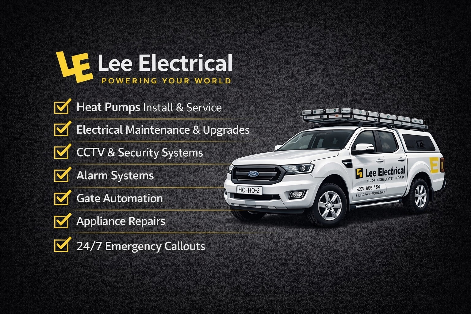 Lee Electrical Facebook ad: Tired of unreliable tradies?