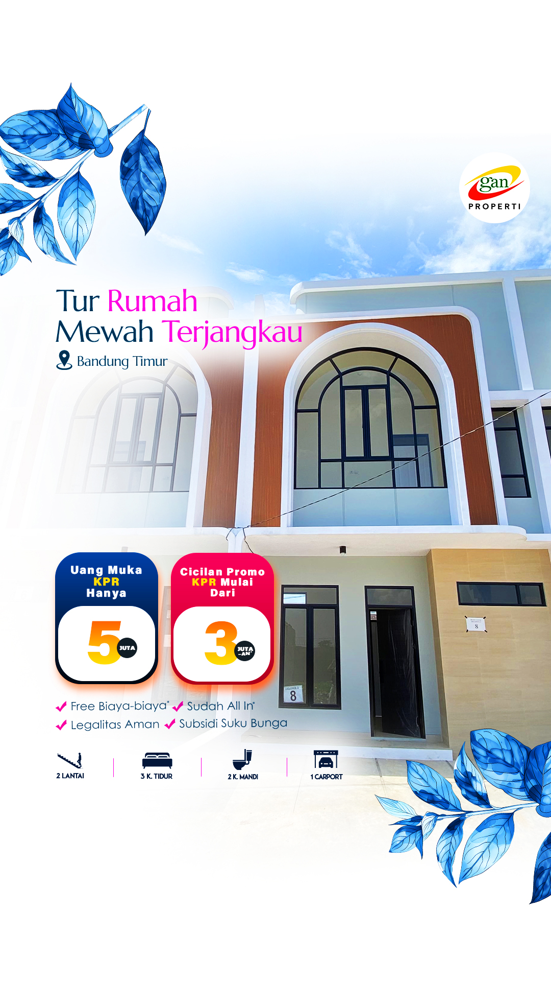 Rumah Murah Bandung Facebook ad: Rumah 2 Lantai Ciwastra Murah Banget, Dijamin Gen…