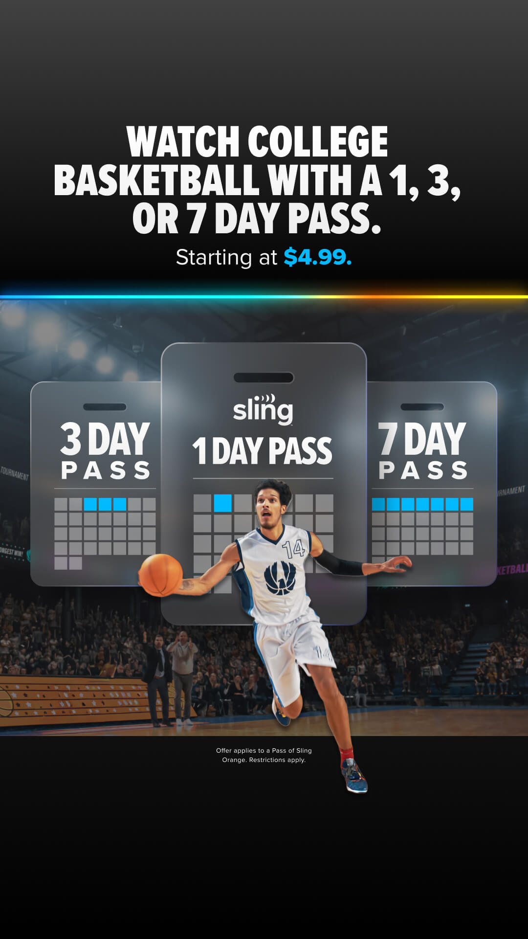 Sling TV Facebook ad