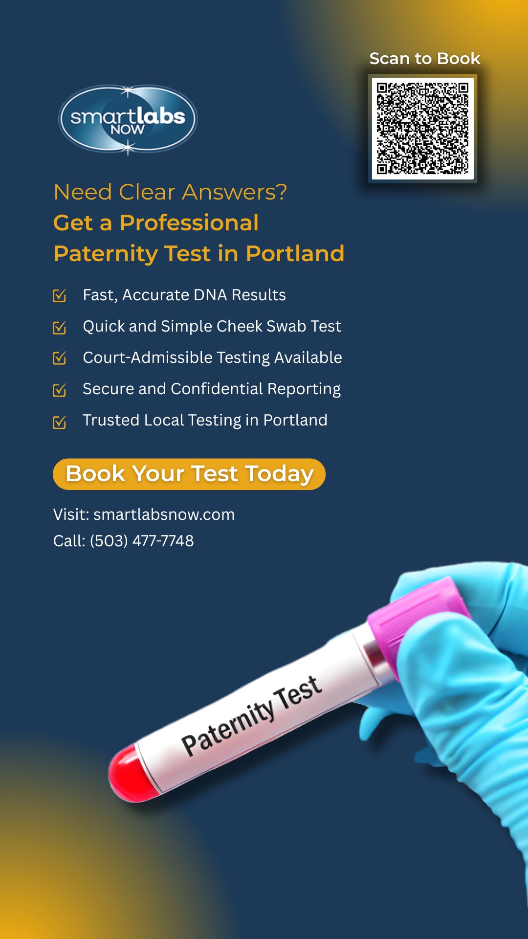 Smart Labs Now Facebook ad from Apr 16, 2026