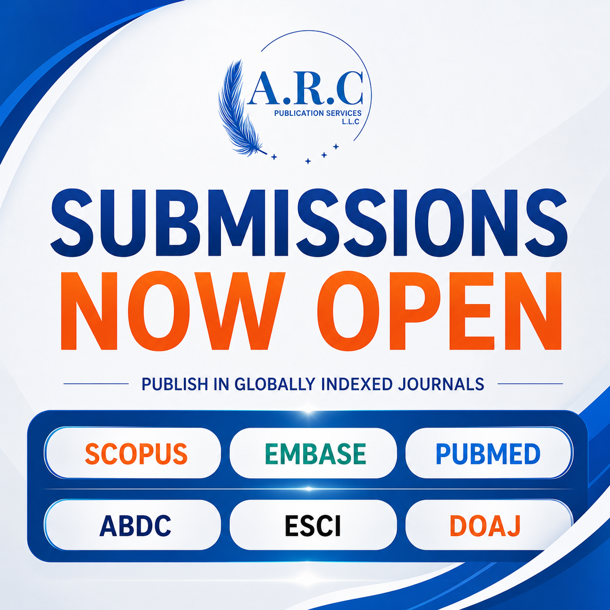 ARC Publication Facebook ad: Submissions Now Open for 2026