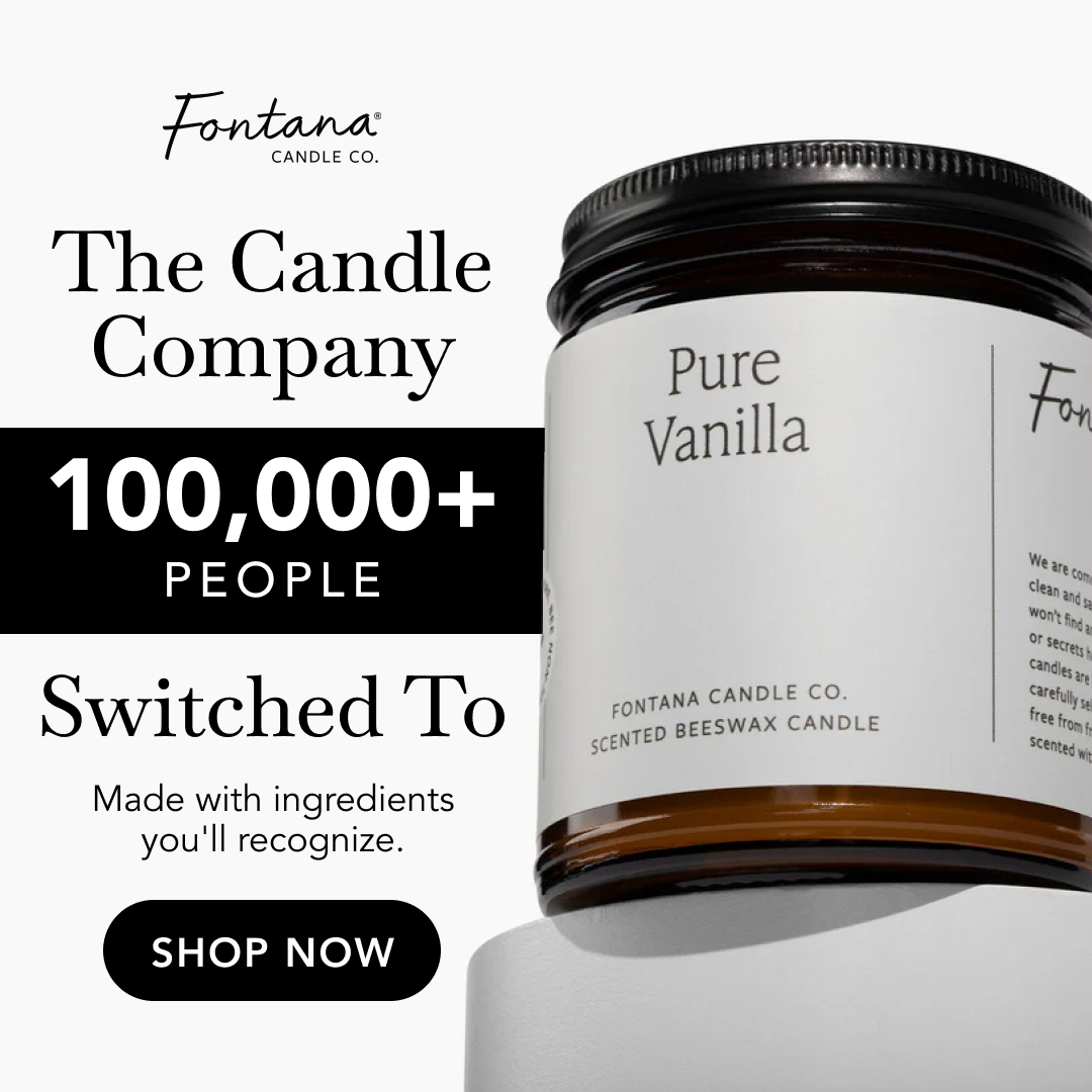 Fontana Candle Company Facebook ad: The Viral Clean Candle Company