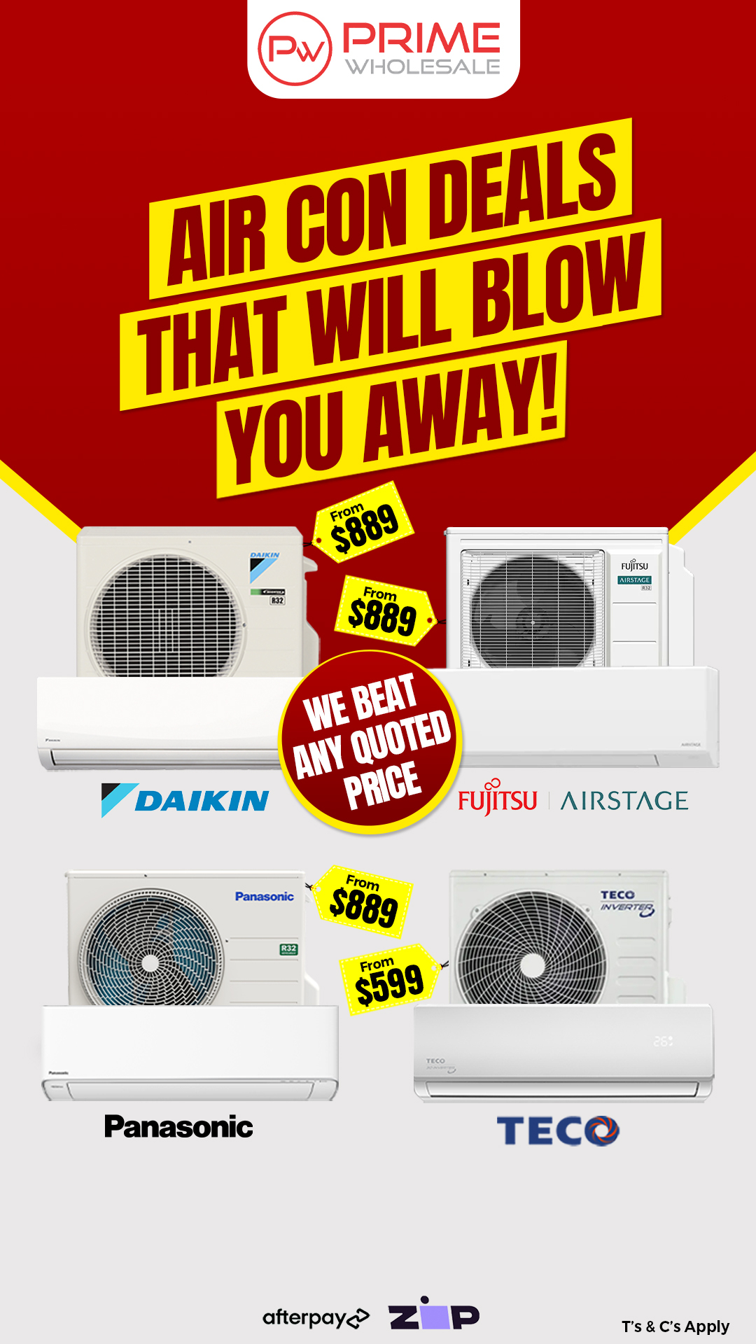 Prime Wholesale Newcastle Facebook ad