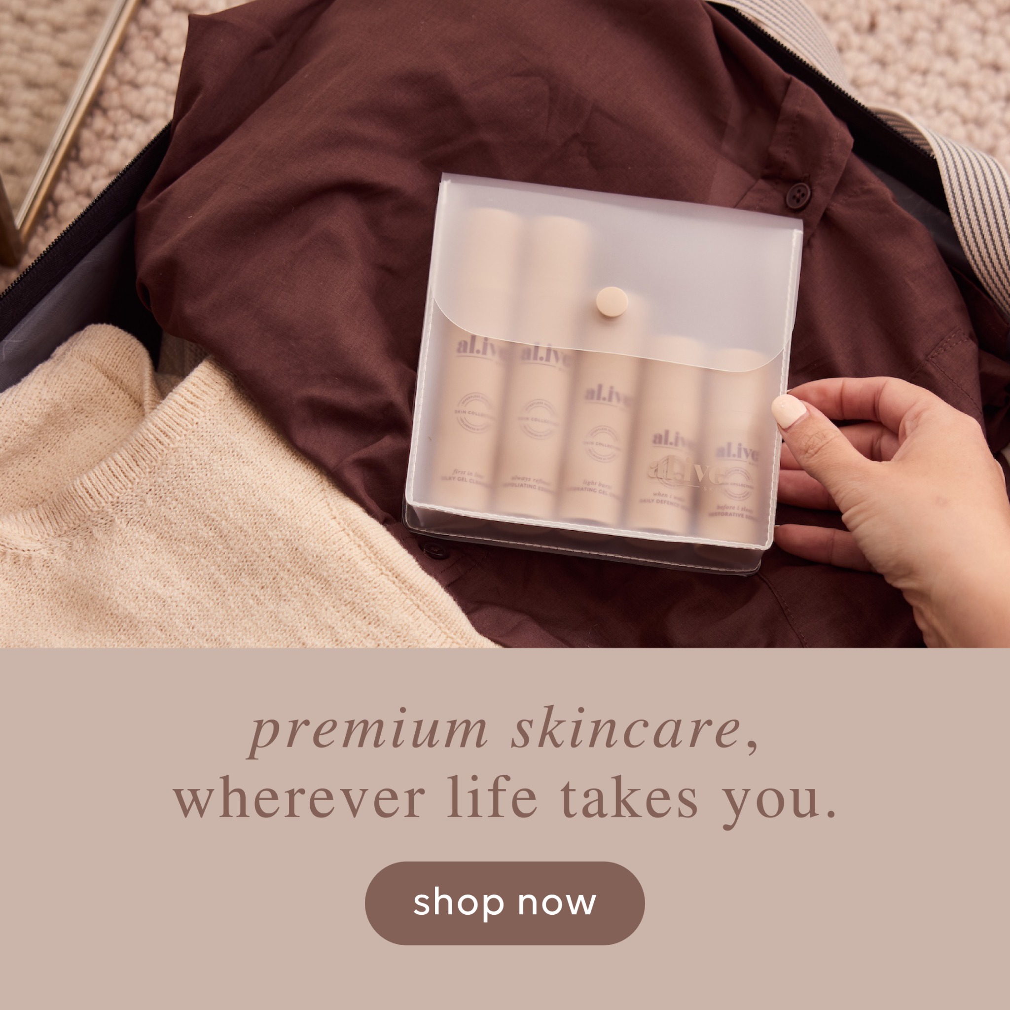 al.ive skin Facebook ad from Jan 13, 2026