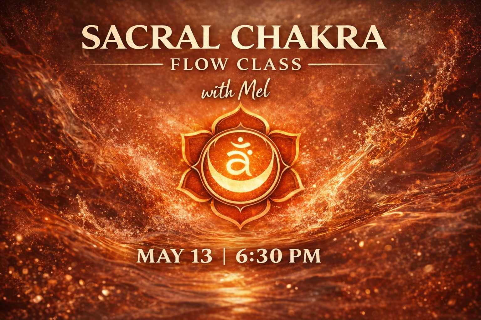 Mystic Moon Raven, LLC Facebook ad: Chakra Series: Sacral Chakra
