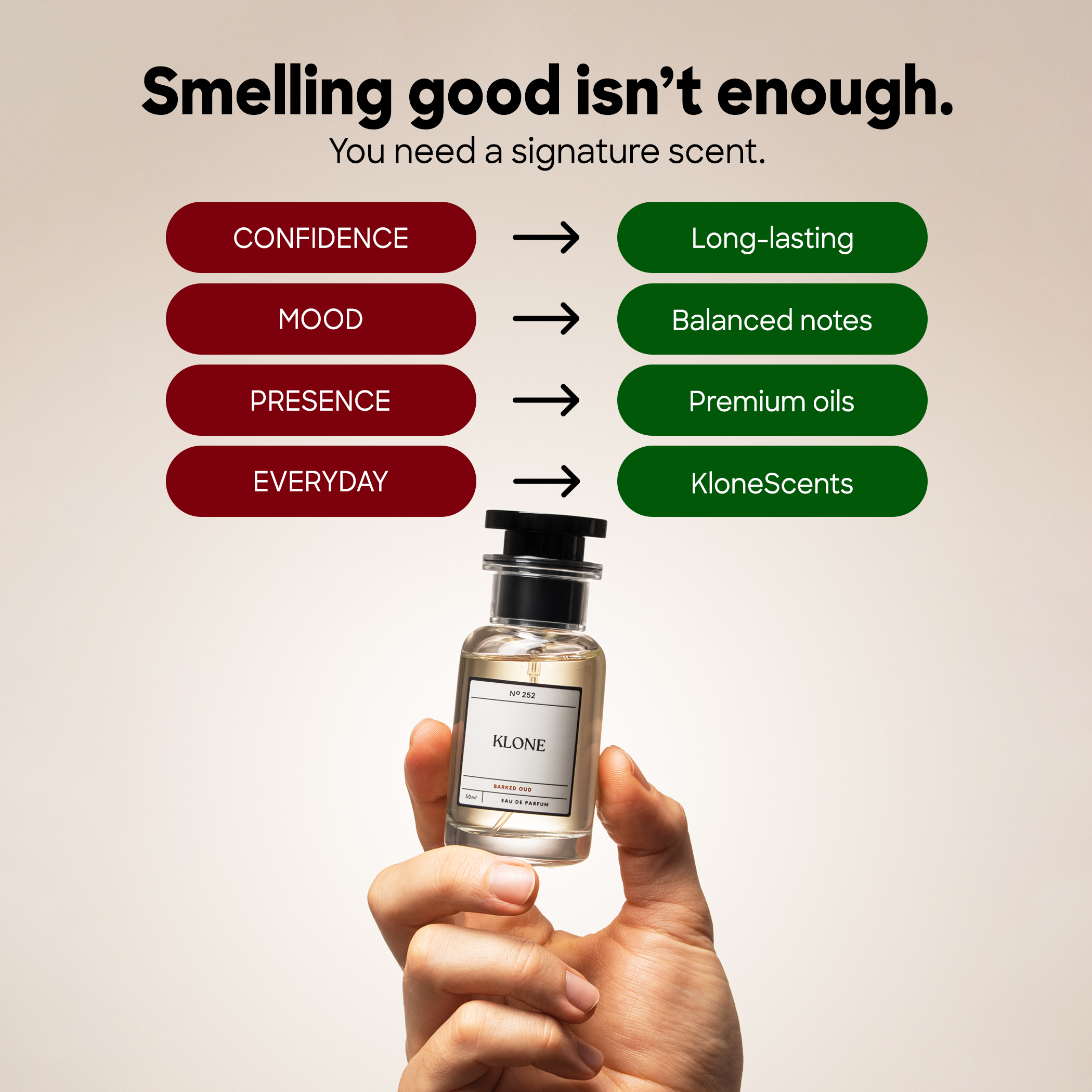 Klone Scents Facebook ad