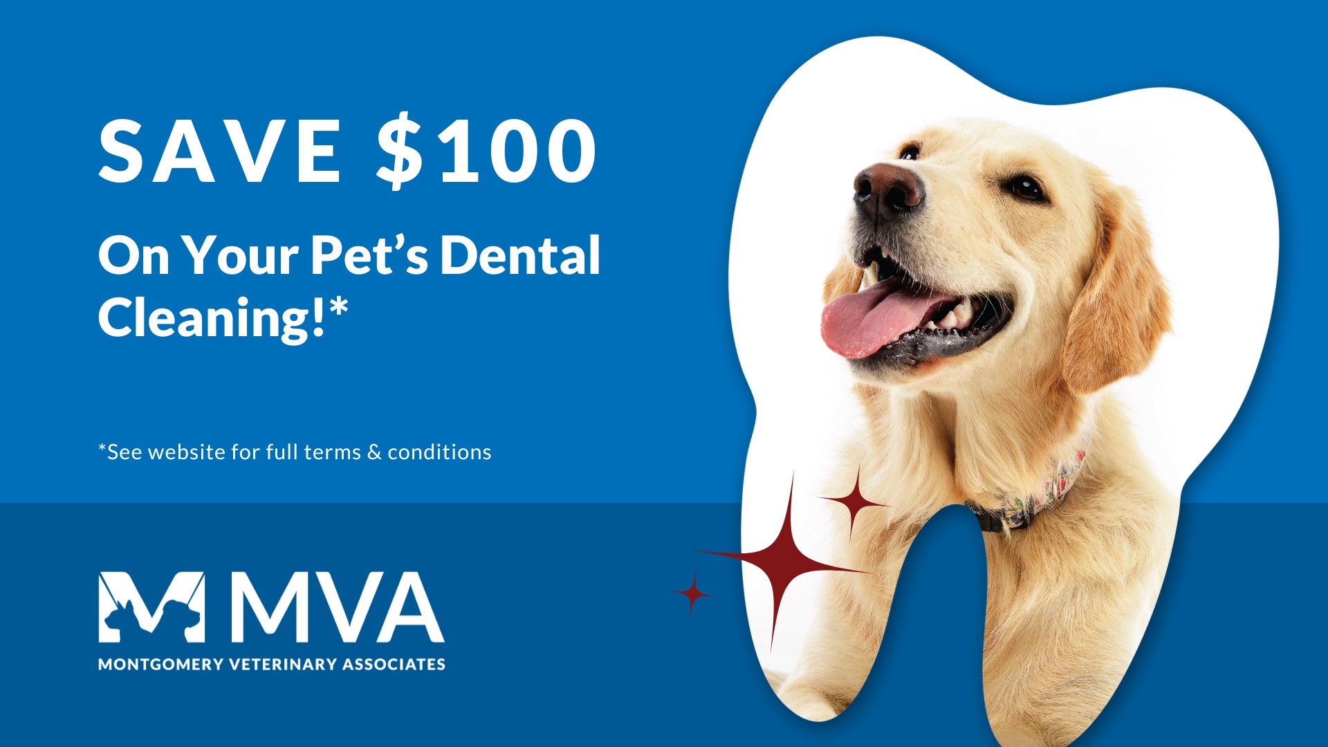 Montgomery Veterinary Associates Facebook ad from Feb 1, 2026