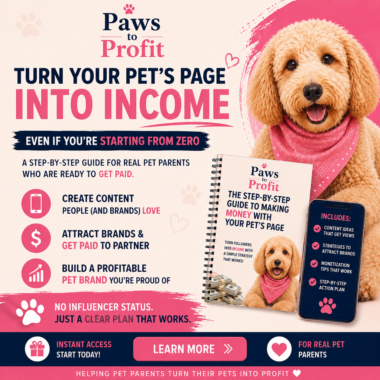 Myceohasfur Facebook ad: Paws to Profit by @MyCEOhasFUR | Stan