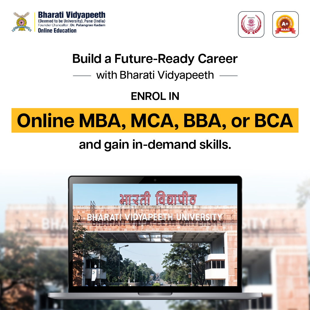 Bharati Vidyapeeth Online Degree Programs  Facebook ad