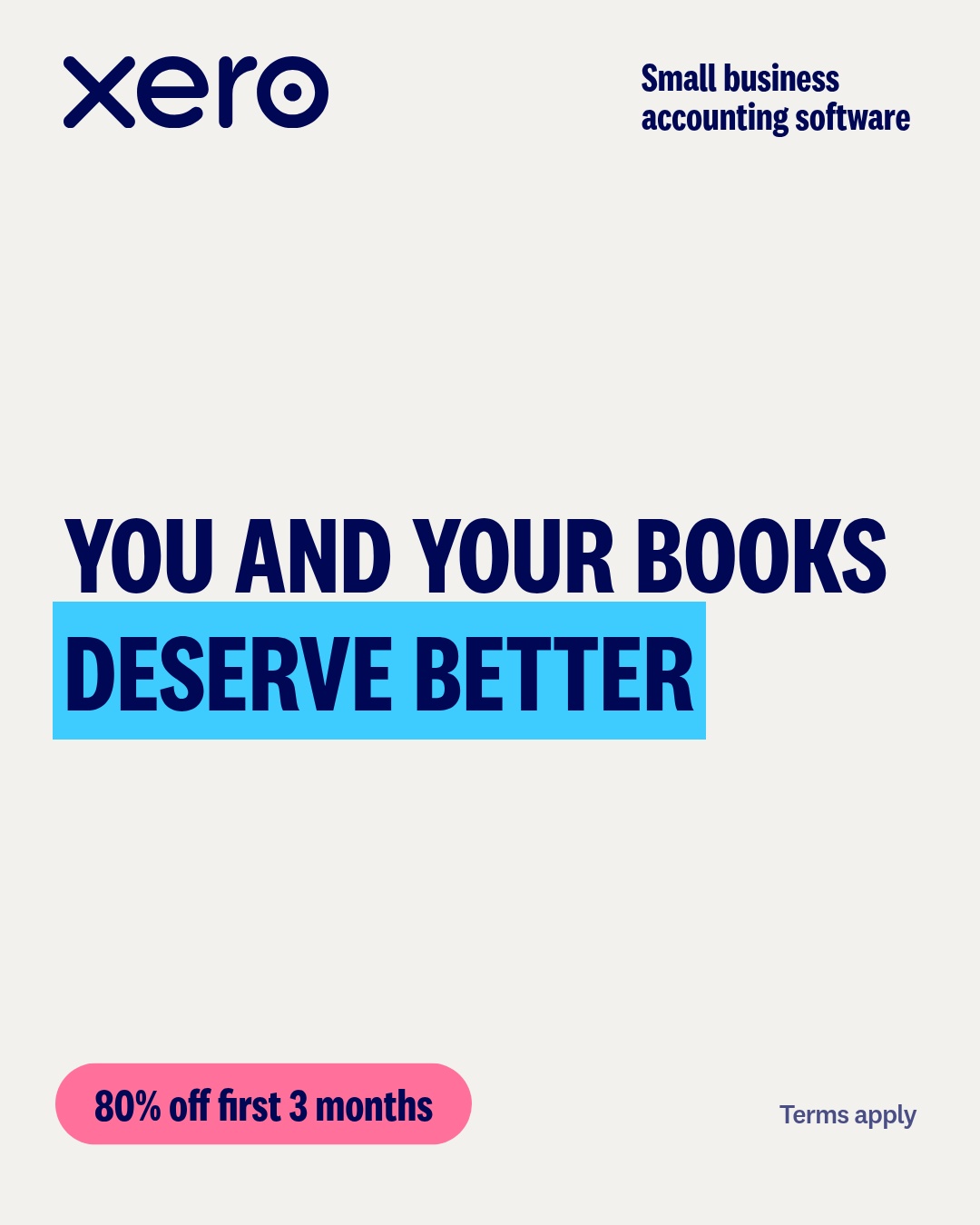Xero Facebook ad
