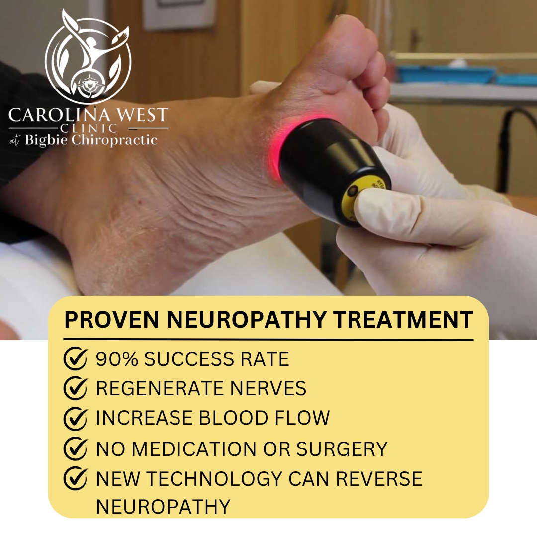 Carolina West Clinic at Bigbie Chiropractic Facebook ad: Neuropathy Consultation, Limited Appointments