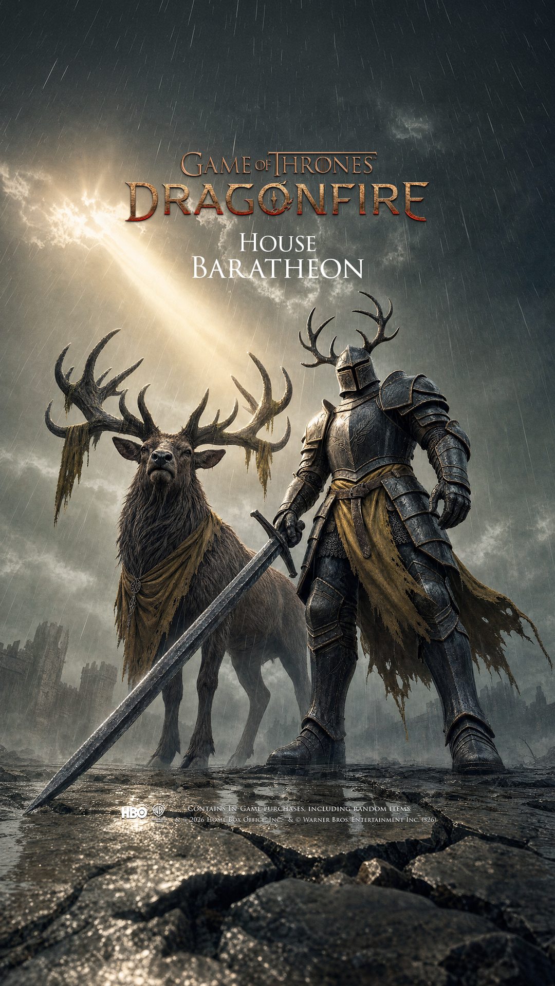 Game of Thrones: Dragonfire Facebook ad
