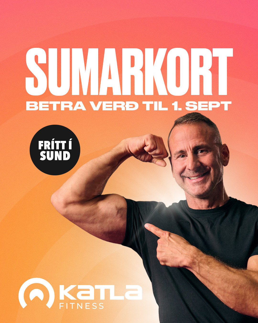 Katla Fitness Facebook ad: Sumarkort
