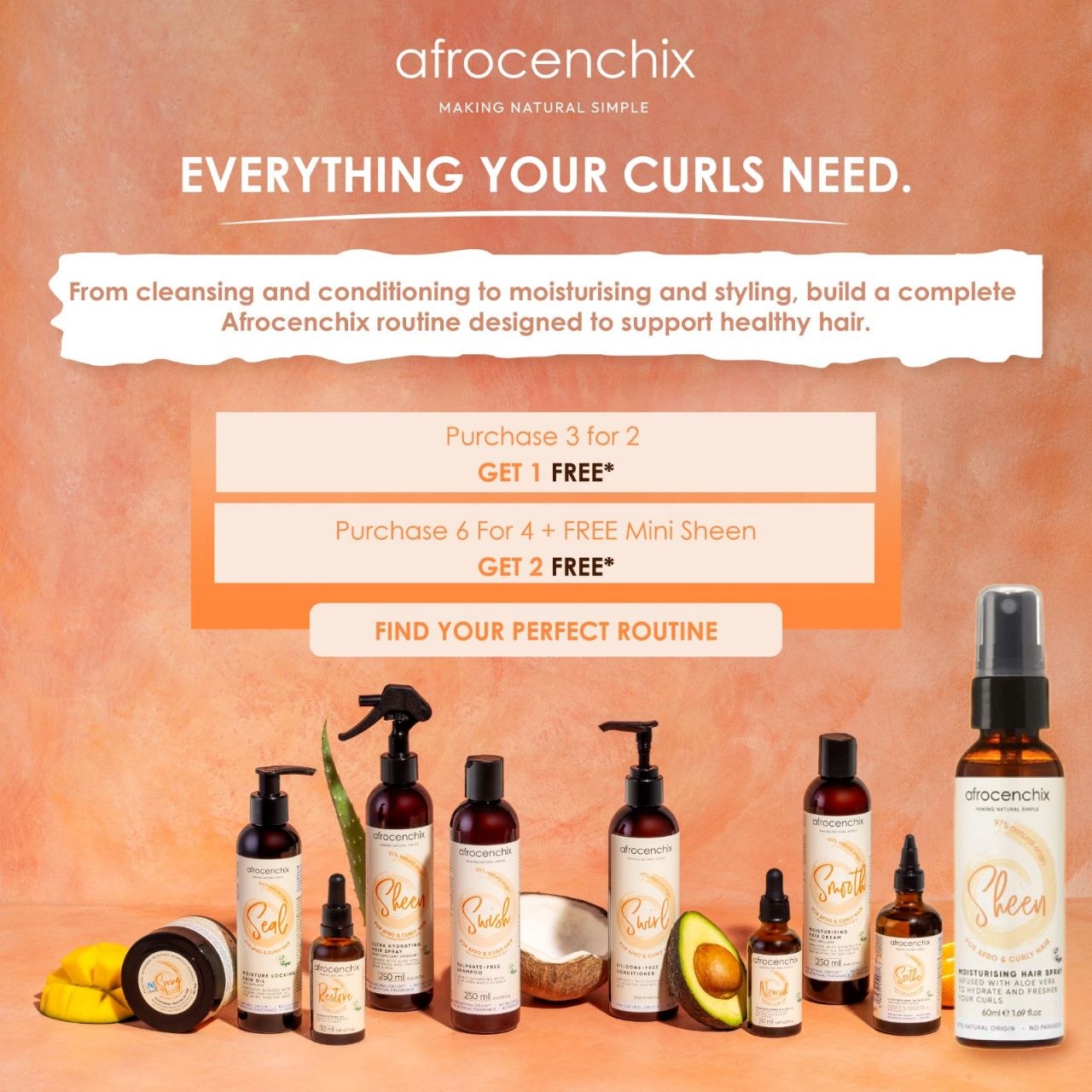 Afrocenchix Facebook ad: Buy More, Save More