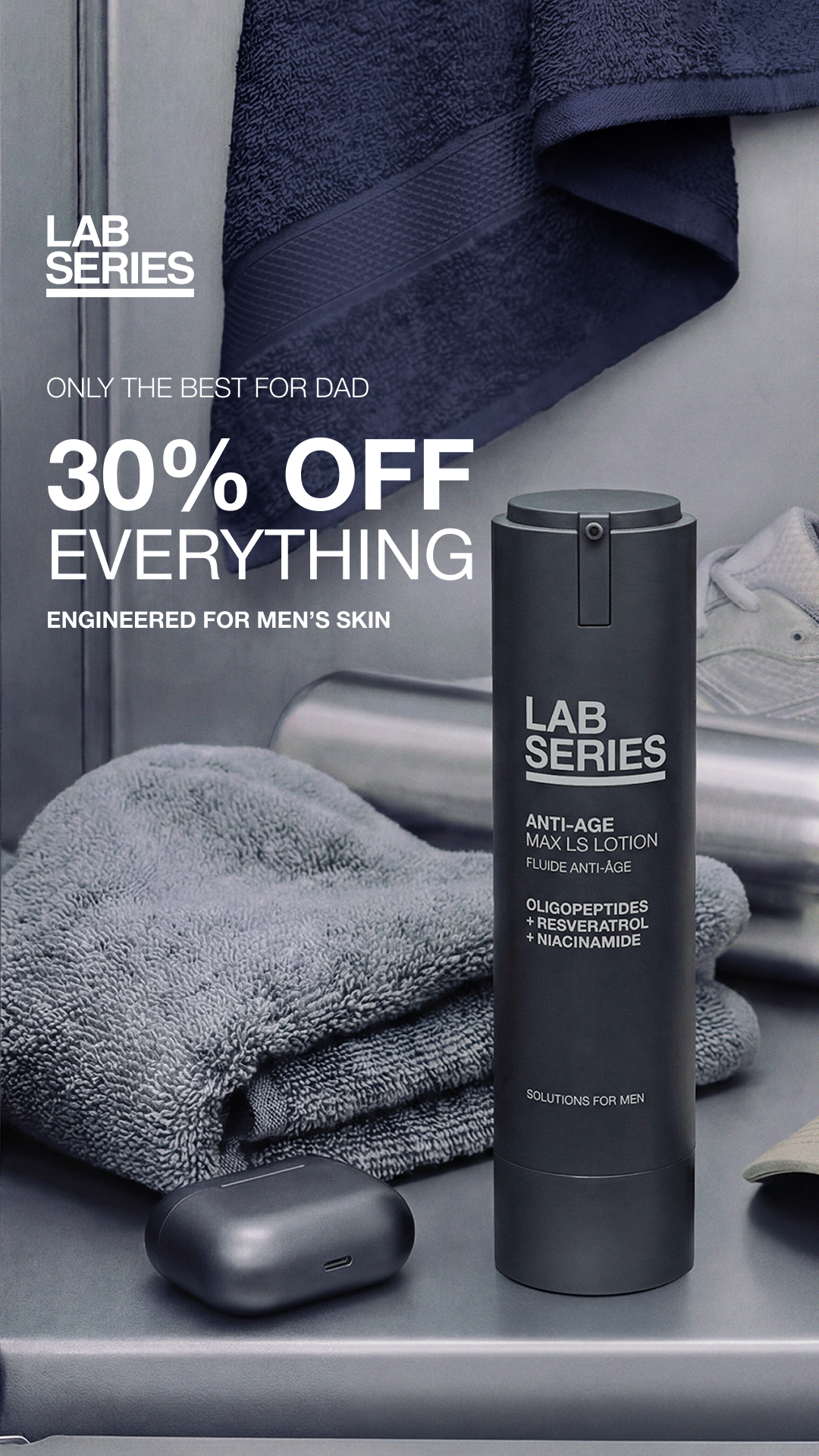LAB SERIES Facebook ad