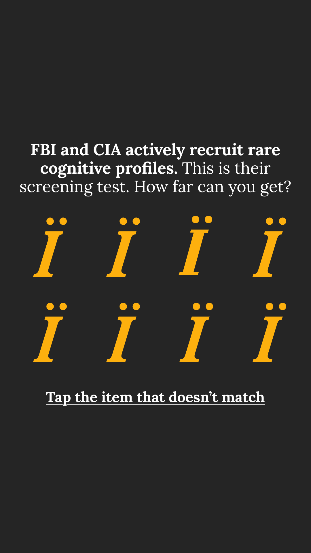 Brain Health Check Facebook ad