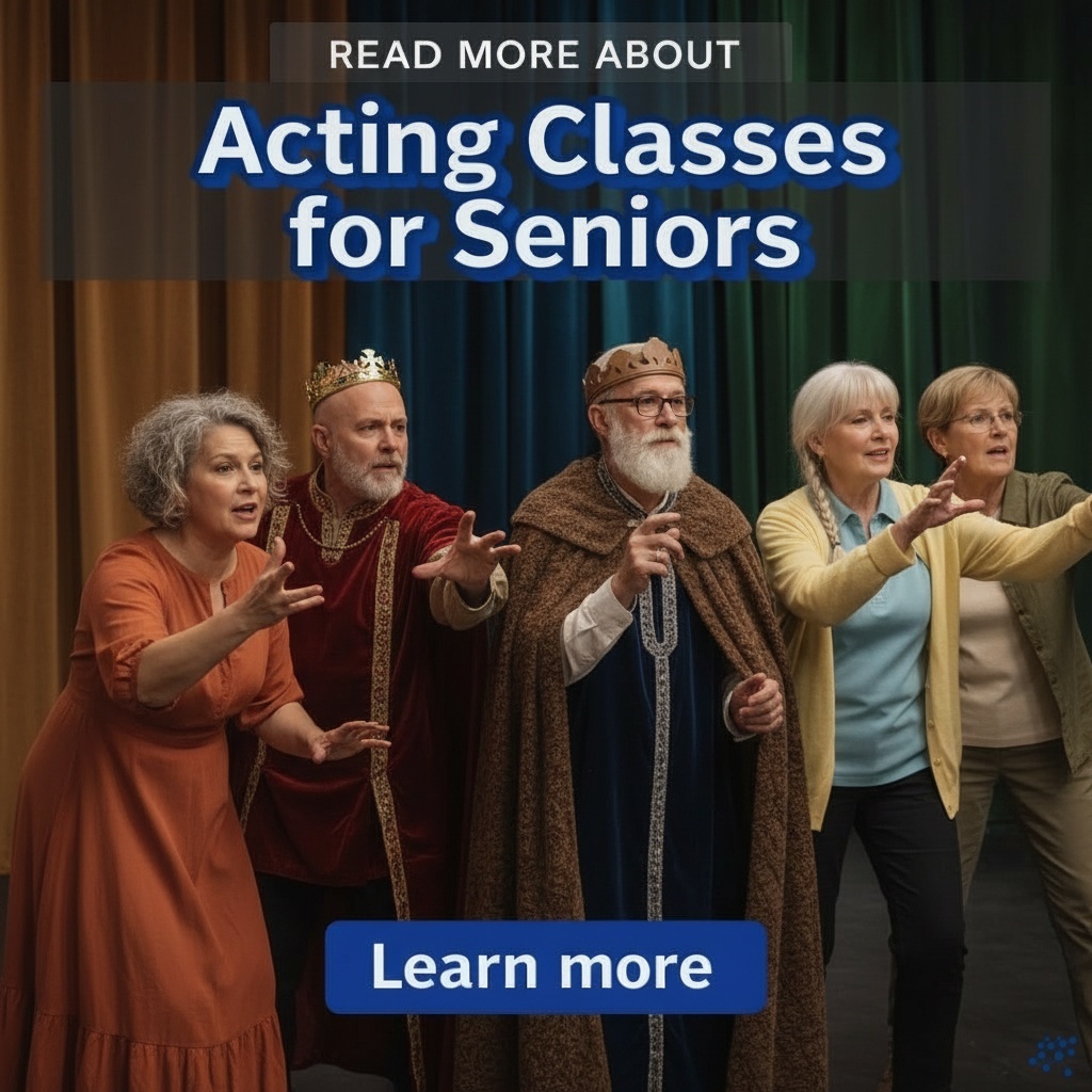 Bargain Bloom Facebook ad: Understanding Acting Classes for Seniors