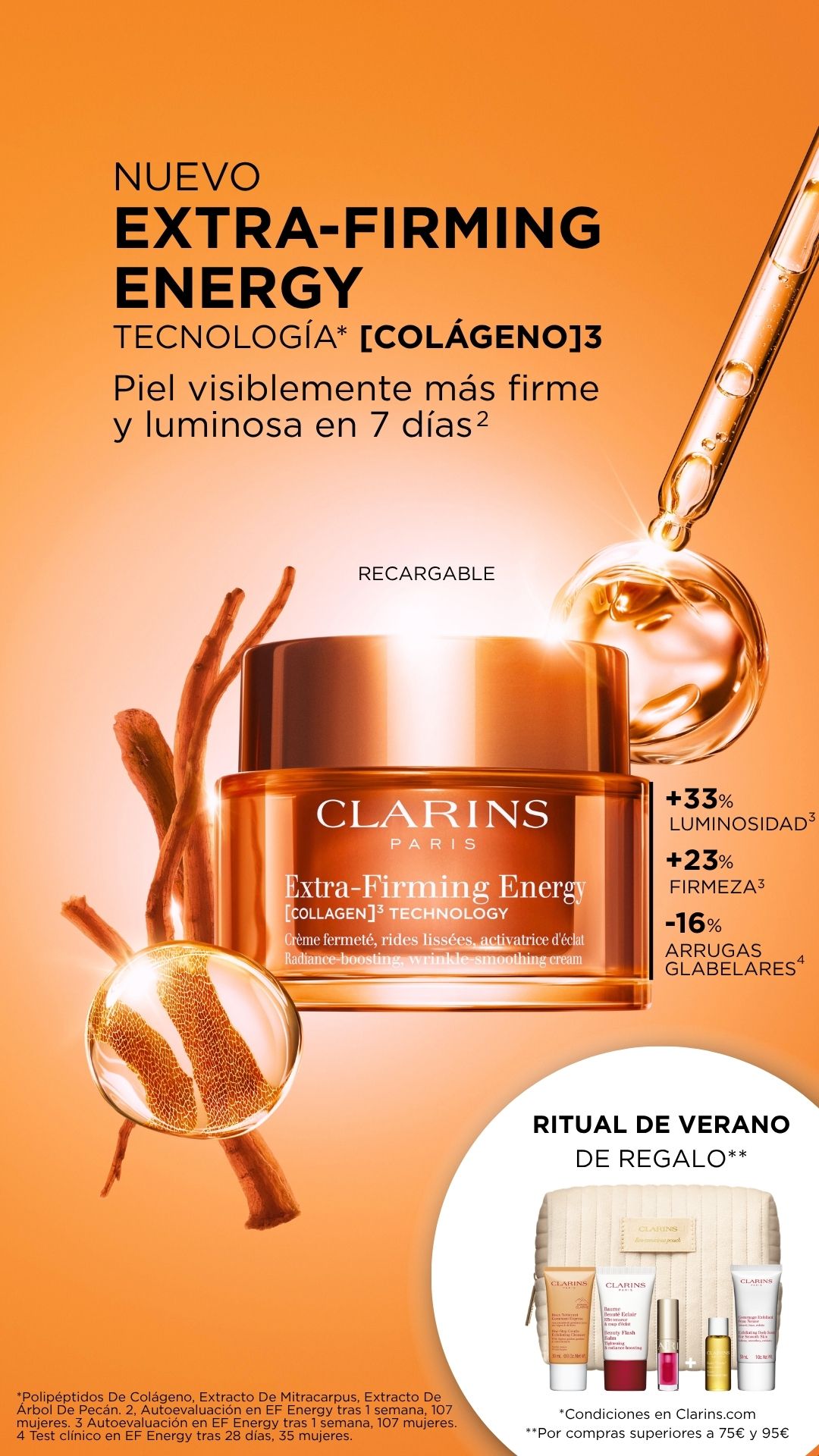 Clarins Facebook ad