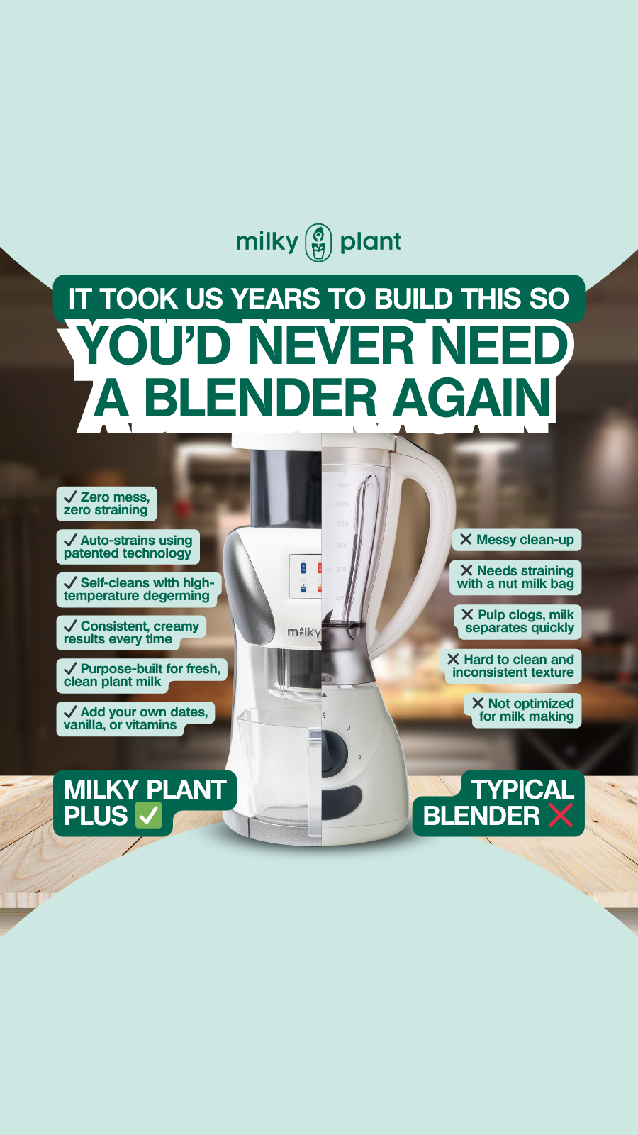 Milky Plant Facebook ad