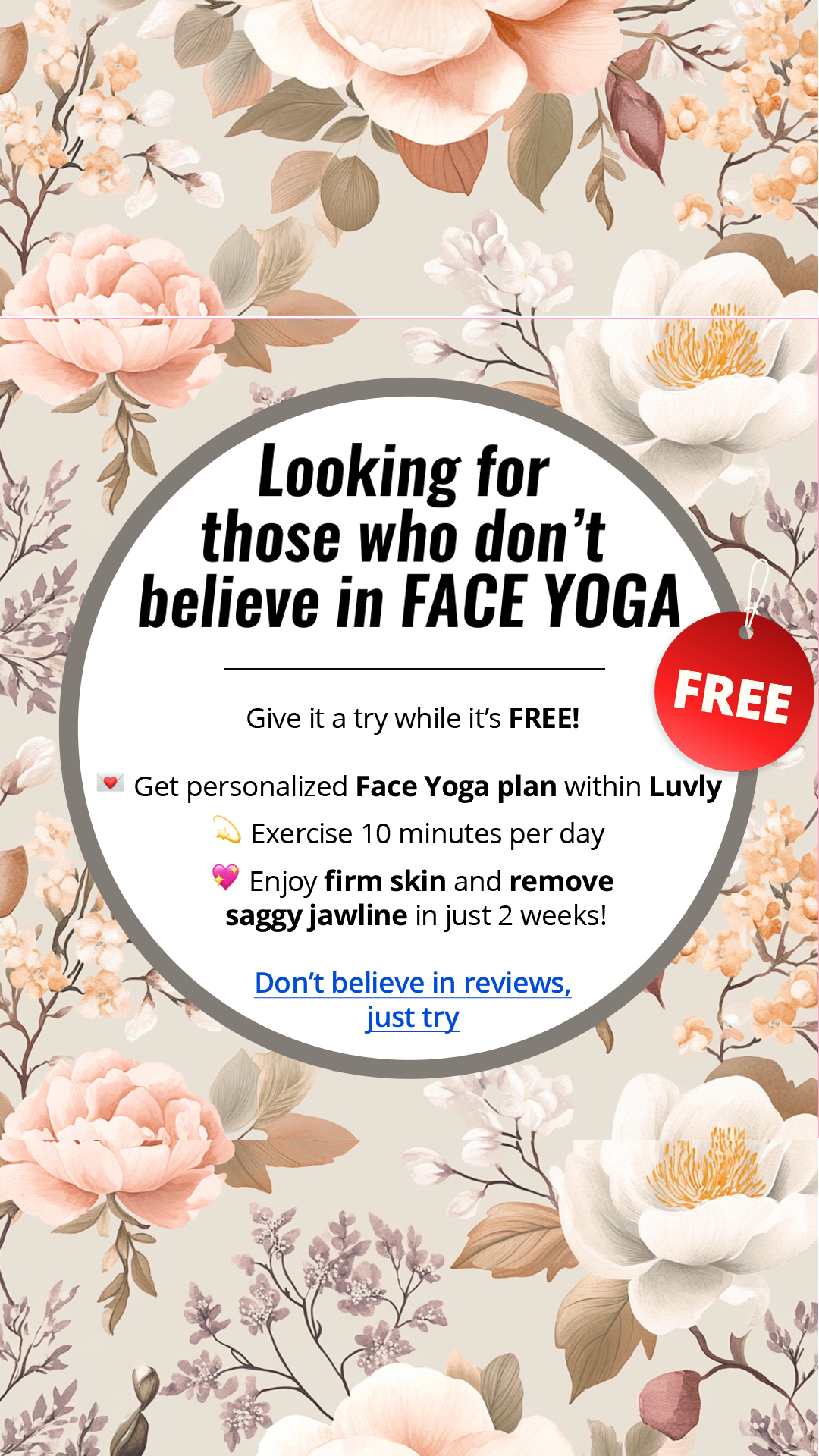 Luvly Facebook ad