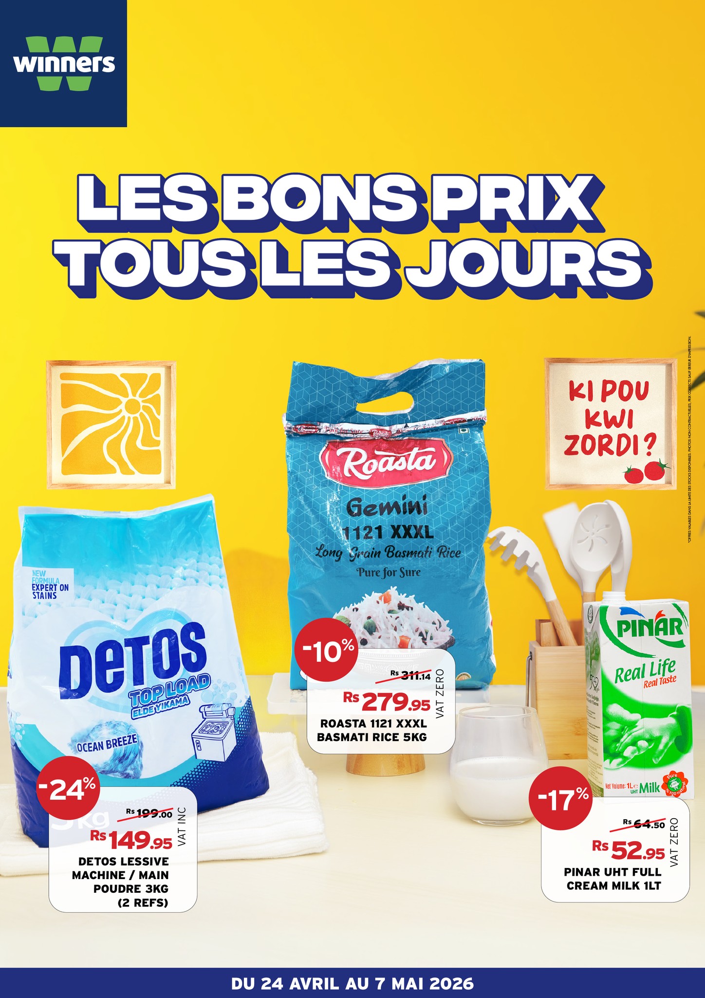 Winners Mauritius Facebook ad: ๐๐๐ฌ ๐๐จ๐ง๐ฌ ๐ฉ๐ซ๐ข๐ฑ, cโest ๐๐๐๐ ๐ฅ๐๐ฌ ๐ฃ๐จ๐ฎ๐ซ๐ฌโฆ