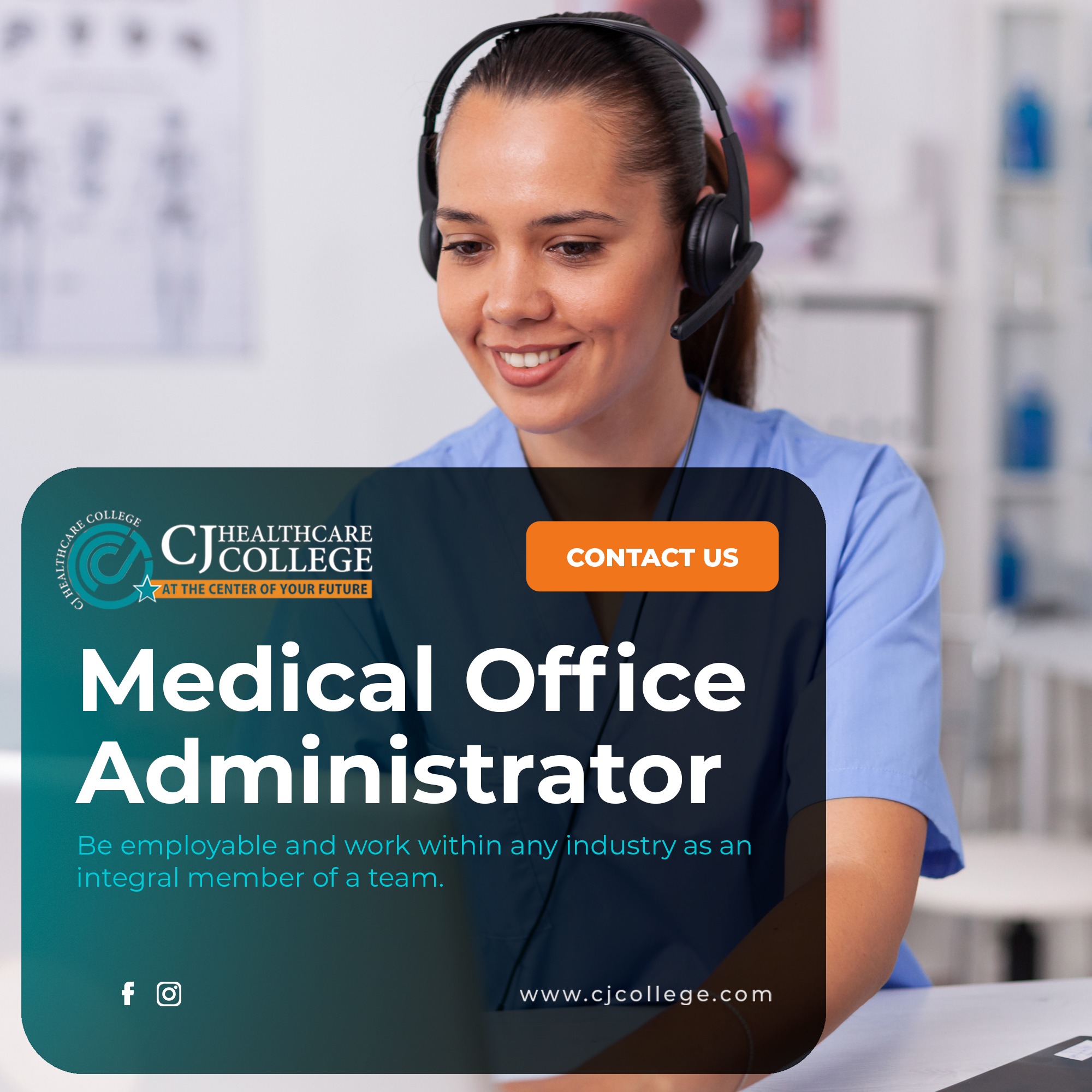CJ Health Care College Facebook ad