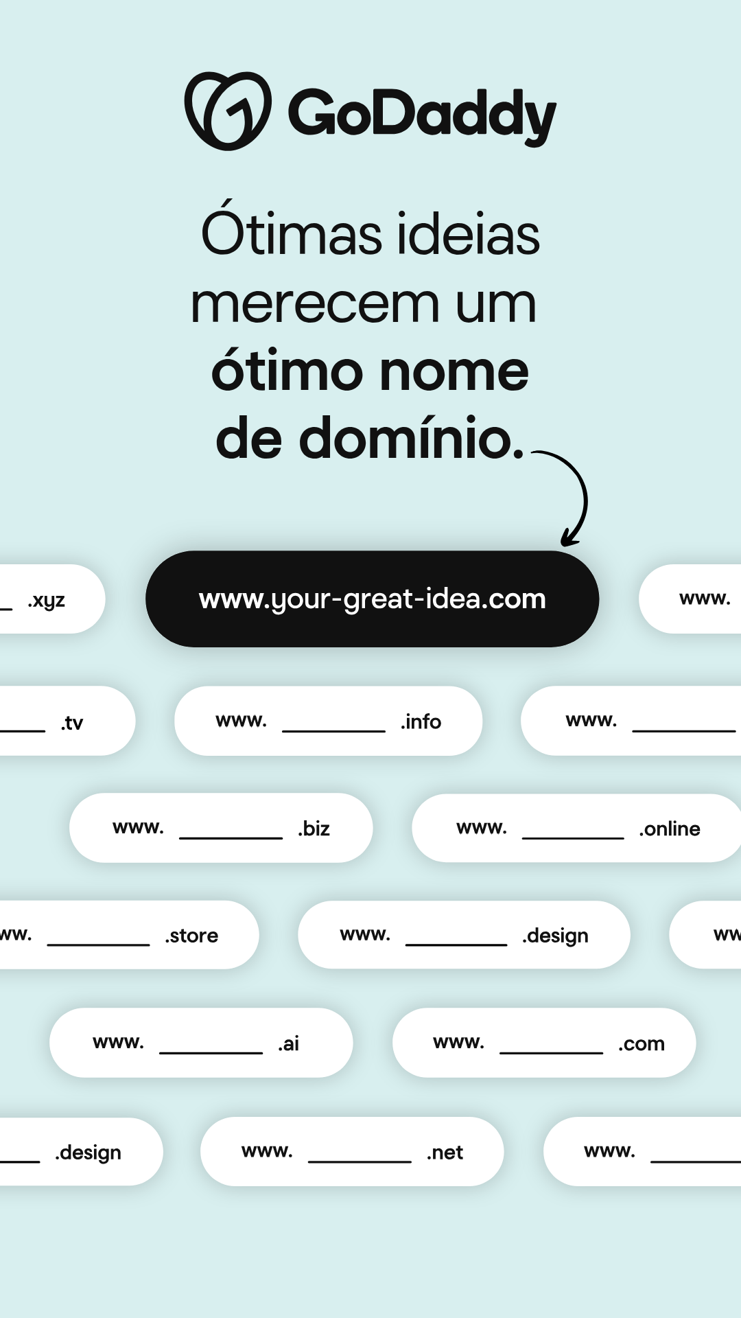 GoDaddy Facebook ad