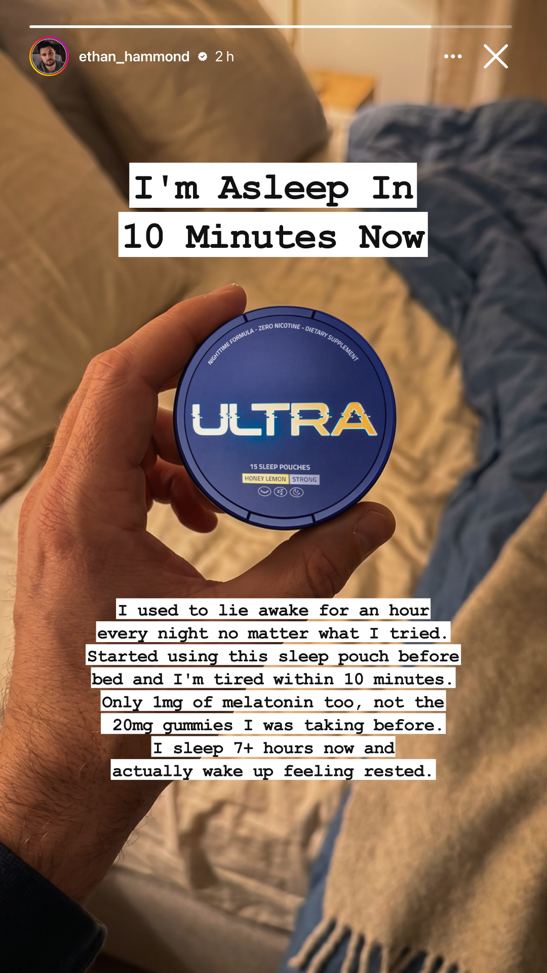 Ultra Pouches Facebook ad