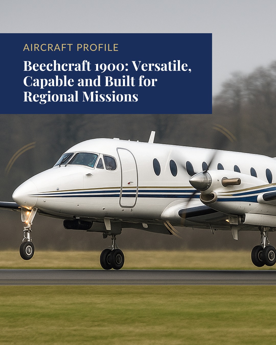 Adagold Aviation Facebook ad: Beechcraft 1900 - Adagold Aviation