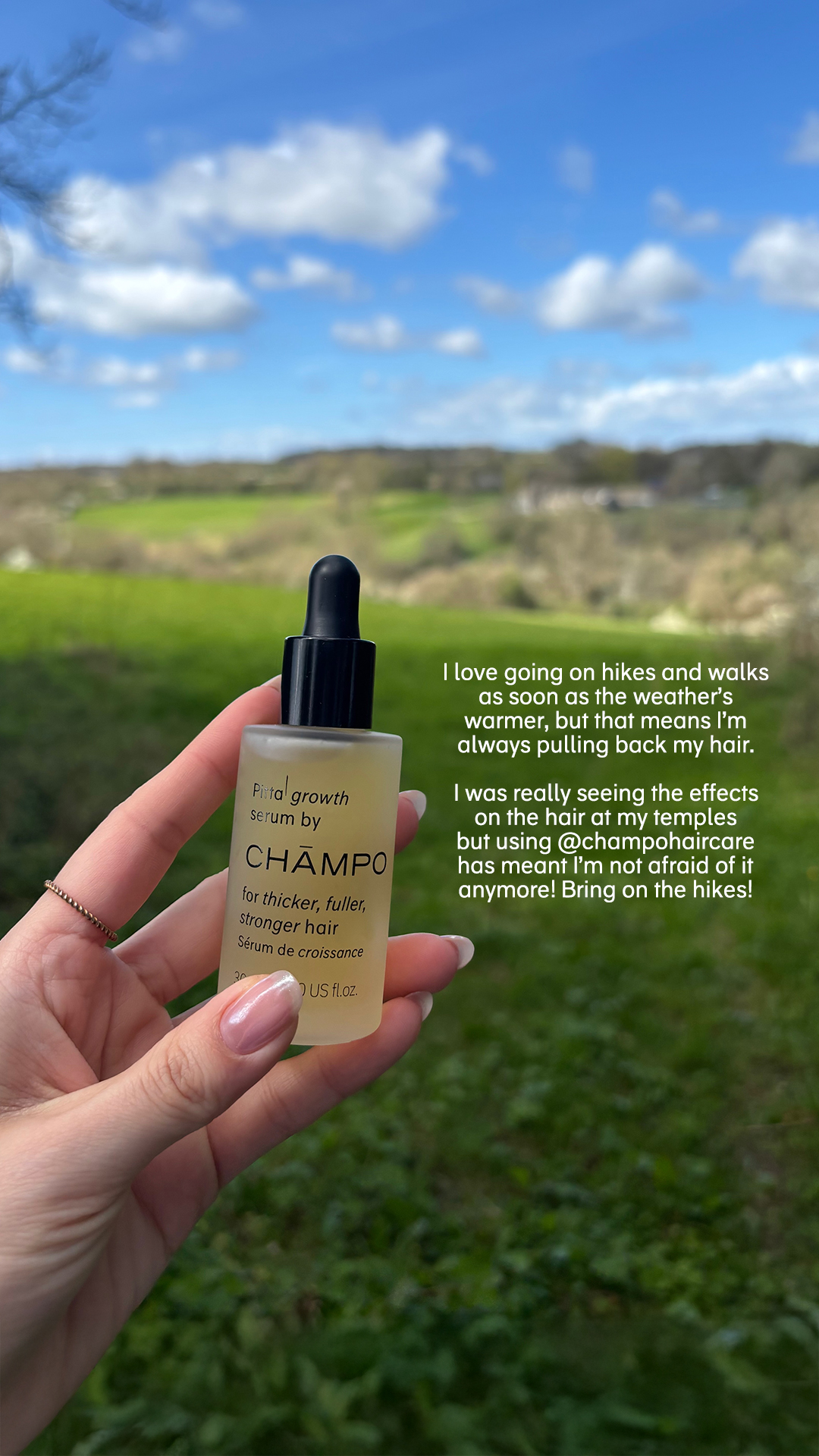 Chāmpo Haircare Facebook ad
