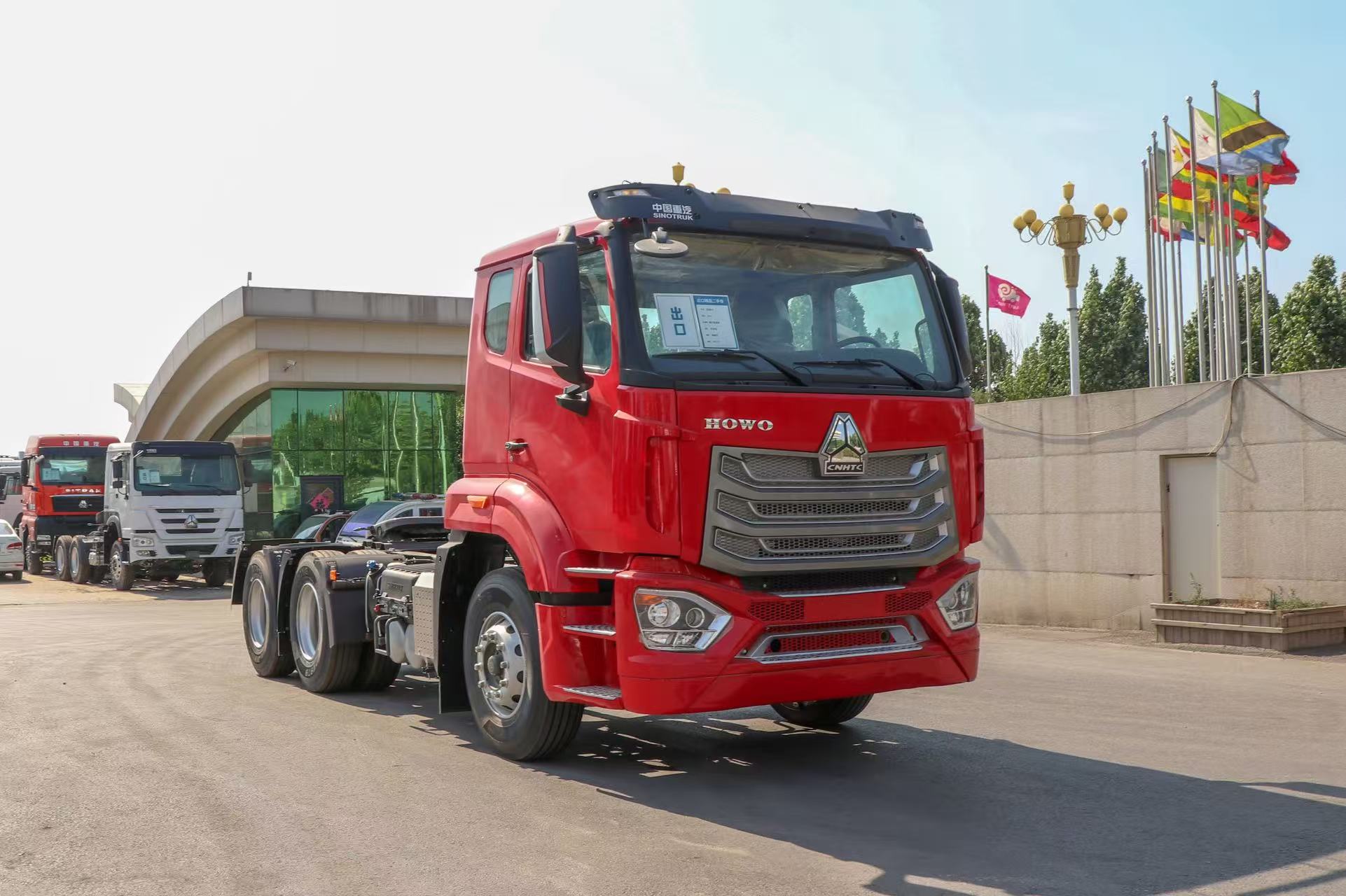 Honey Badger - Shandong International Trade Co., Ltd. Facebook ad: Strong & Reliable, HOWO NX Tractor Truck