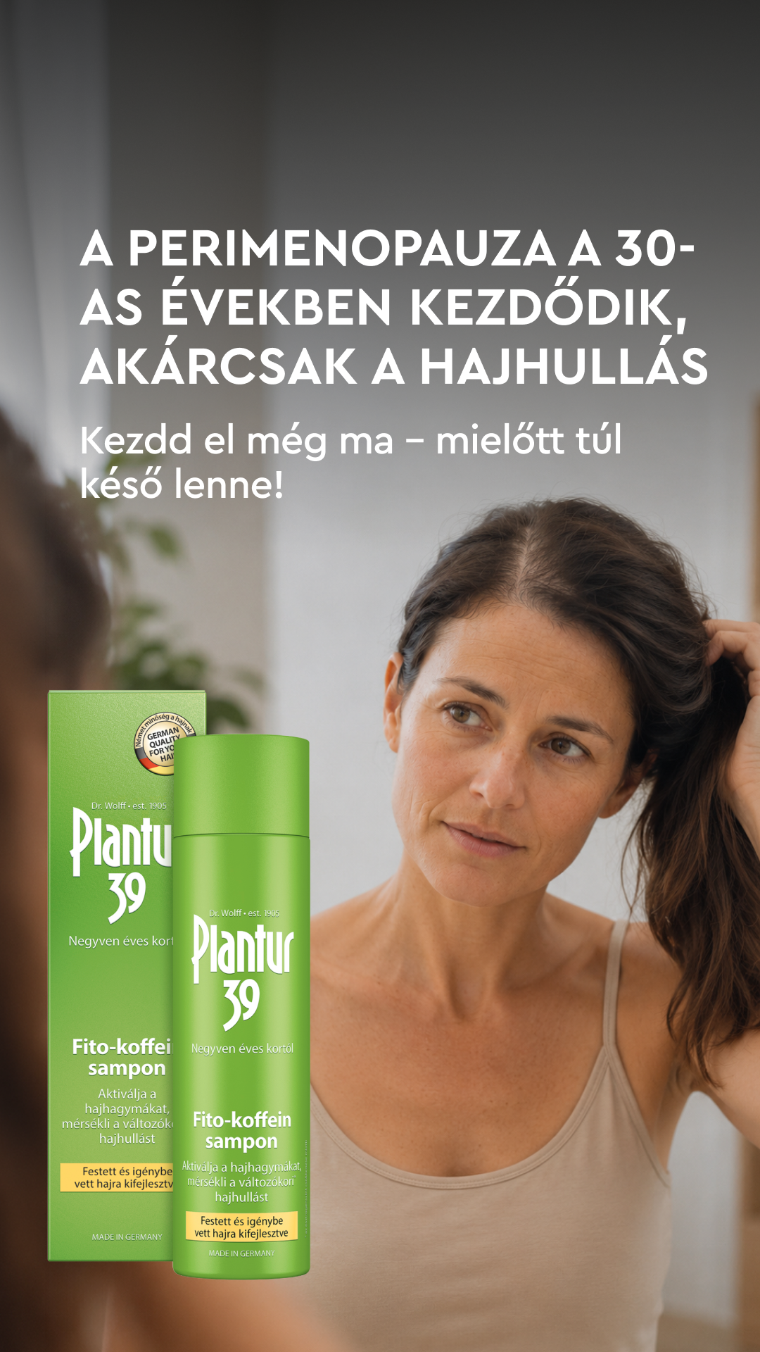 Plantur Facebook ad: Ne hagyd, hogy a menopauza megviselje a hajadat!