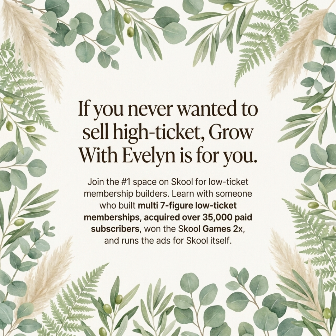 Evelyn Weiss Coaching Facebook ad