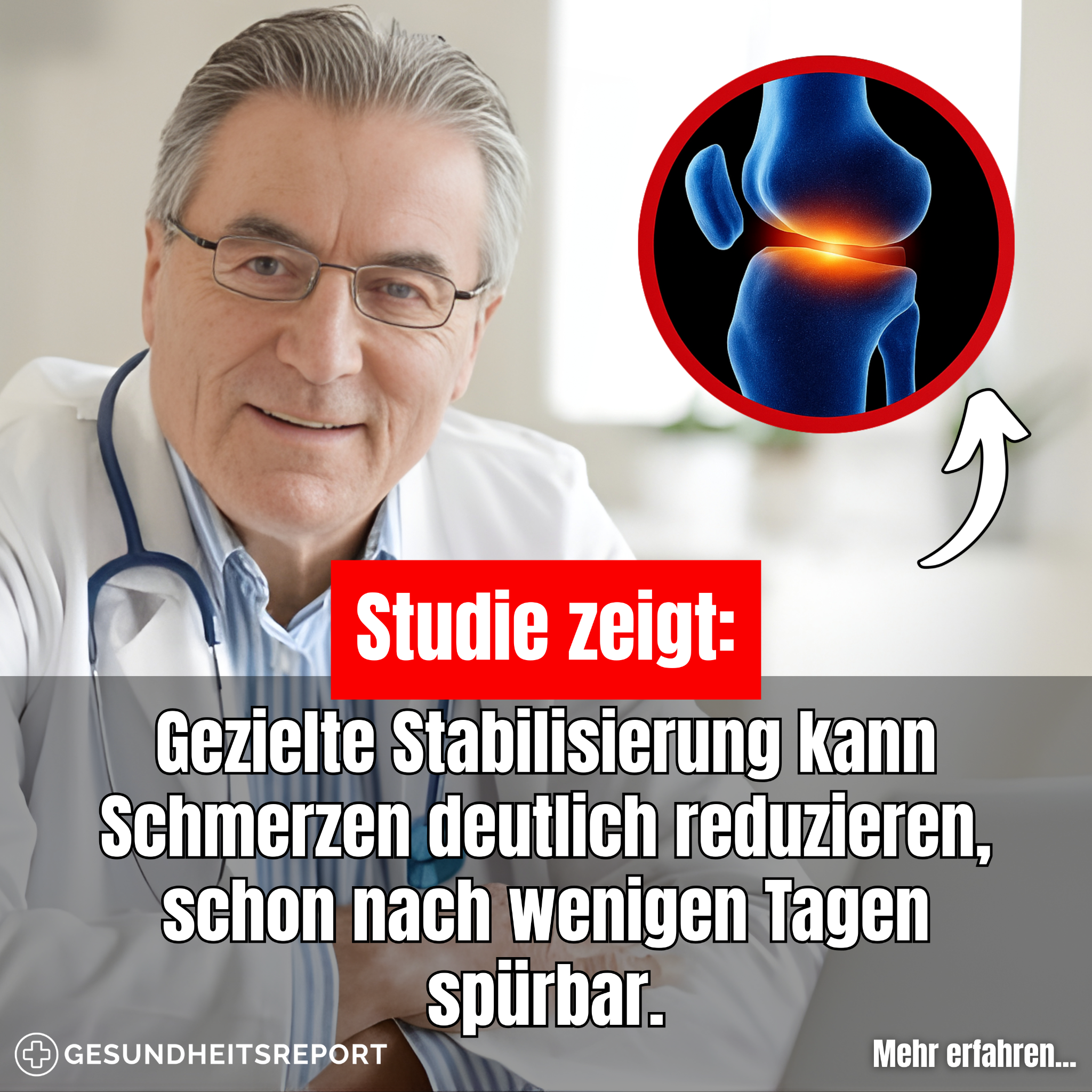 Ihr Gesundheitsreport Facebook ad: Der größte Fehler bei Knieschmerzen!