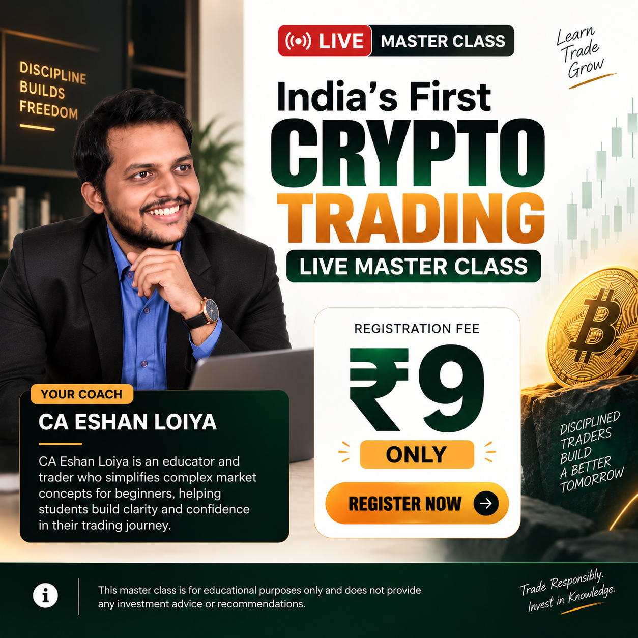 Educationsutra Facebook ad: Live 2-hr session. Beginner-friendly. Limited seats.