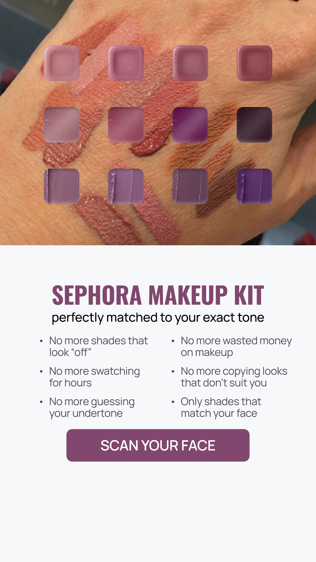 Beauty Transformation Program Facebook ad