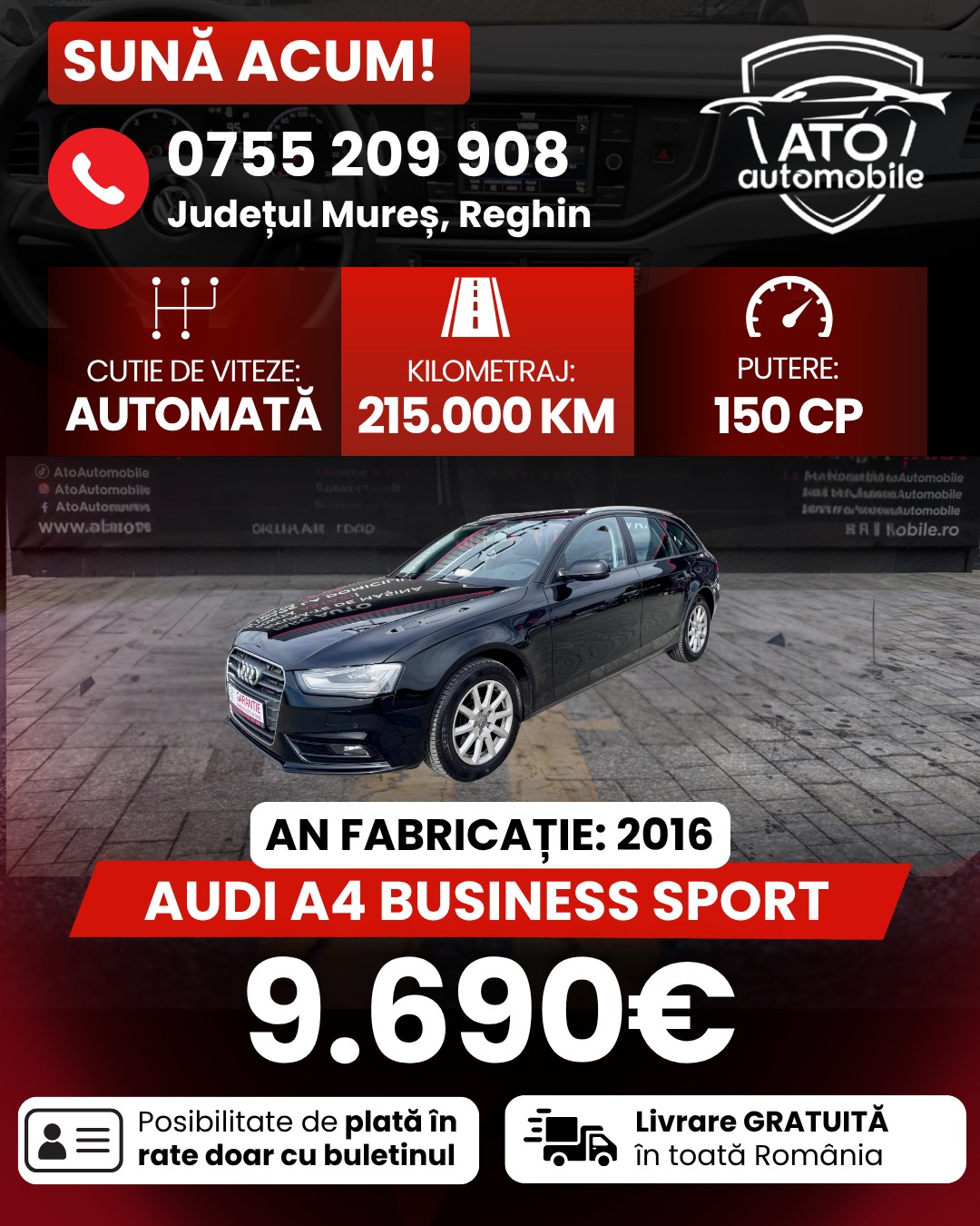 Ato Automobile Facebook ad