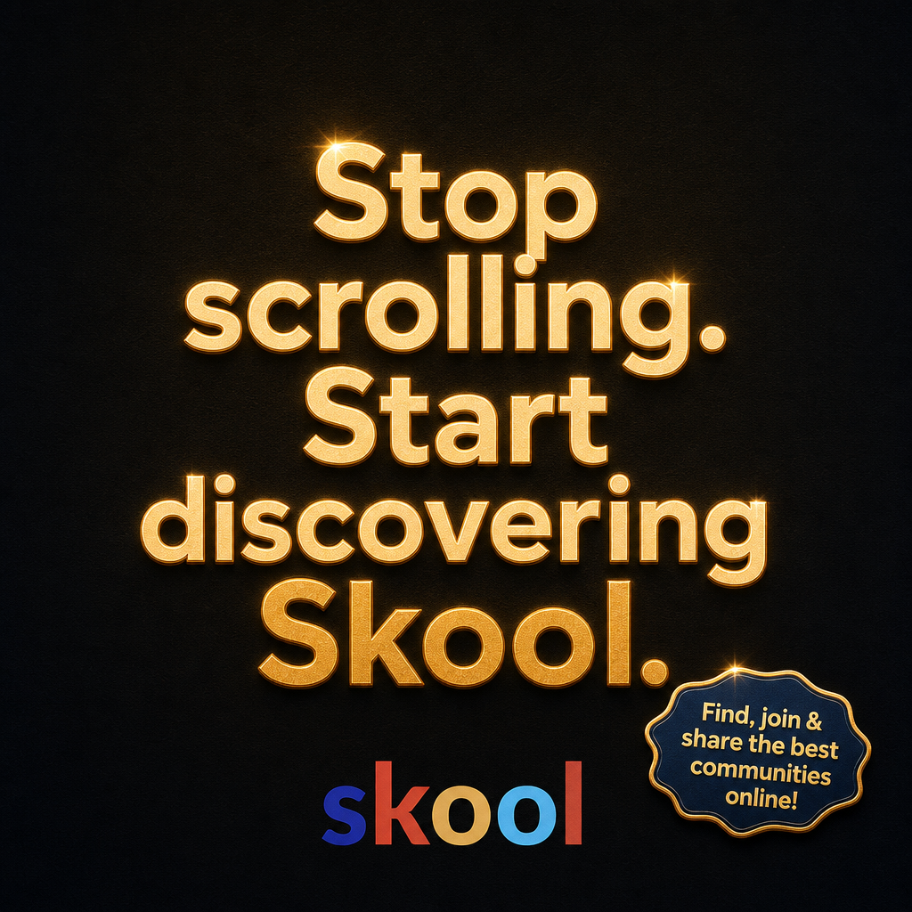 Skool Facebook ad