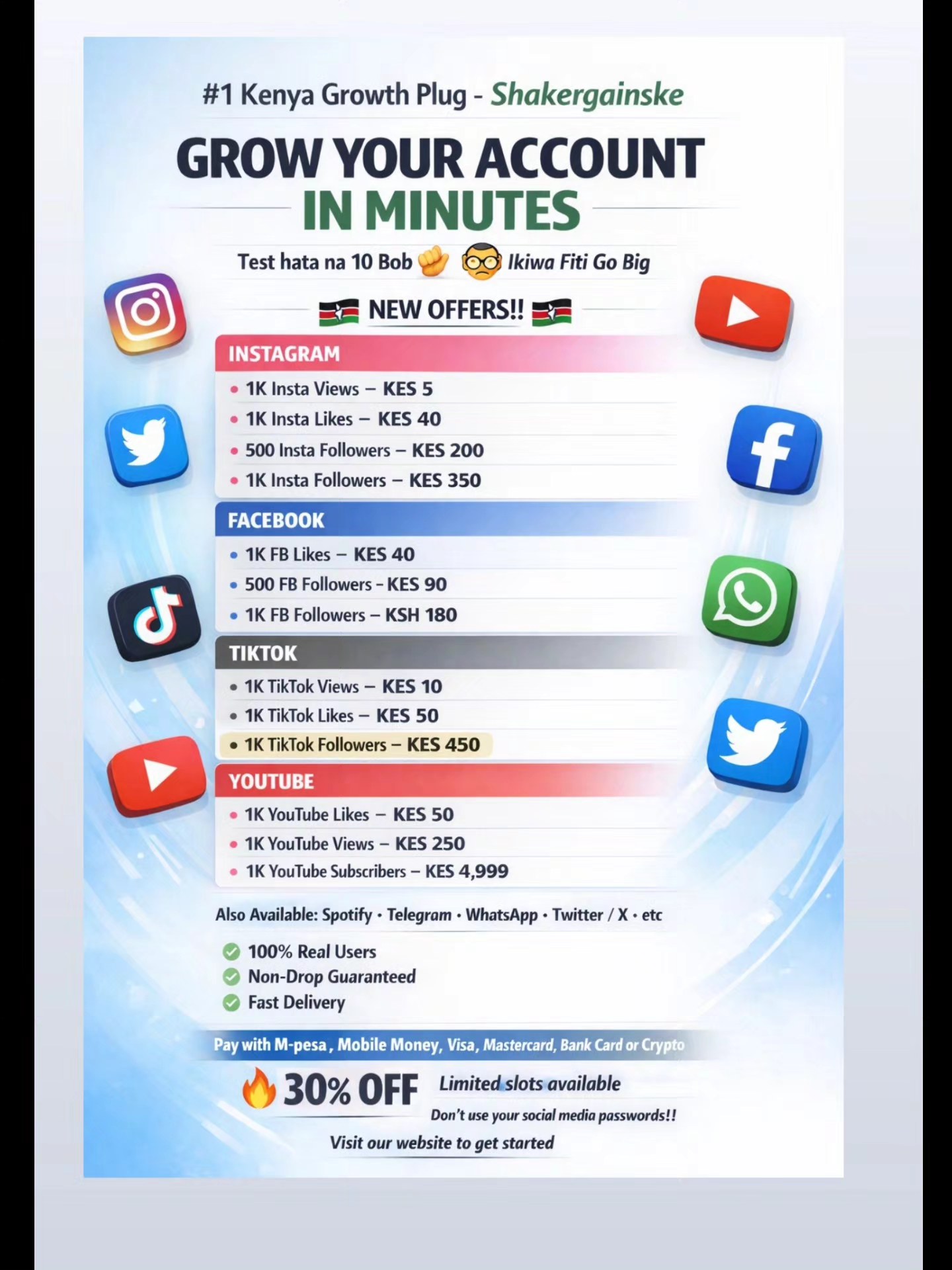 Shaker SMM Panel Facebook ad