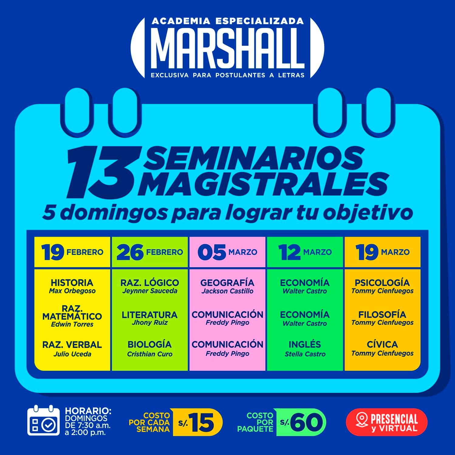 Programa Preuniversitario Marshall Facebook ad: 𝐋𝐎𝐒 𝐌𝐄𝐉𝐎𝐑𝐄𝐒 𝐒𝐄𝐌𝐈𝐍𝐀𝐑𝐈𝐎𝐒 𝐏𝐀𝐑𝐀…
